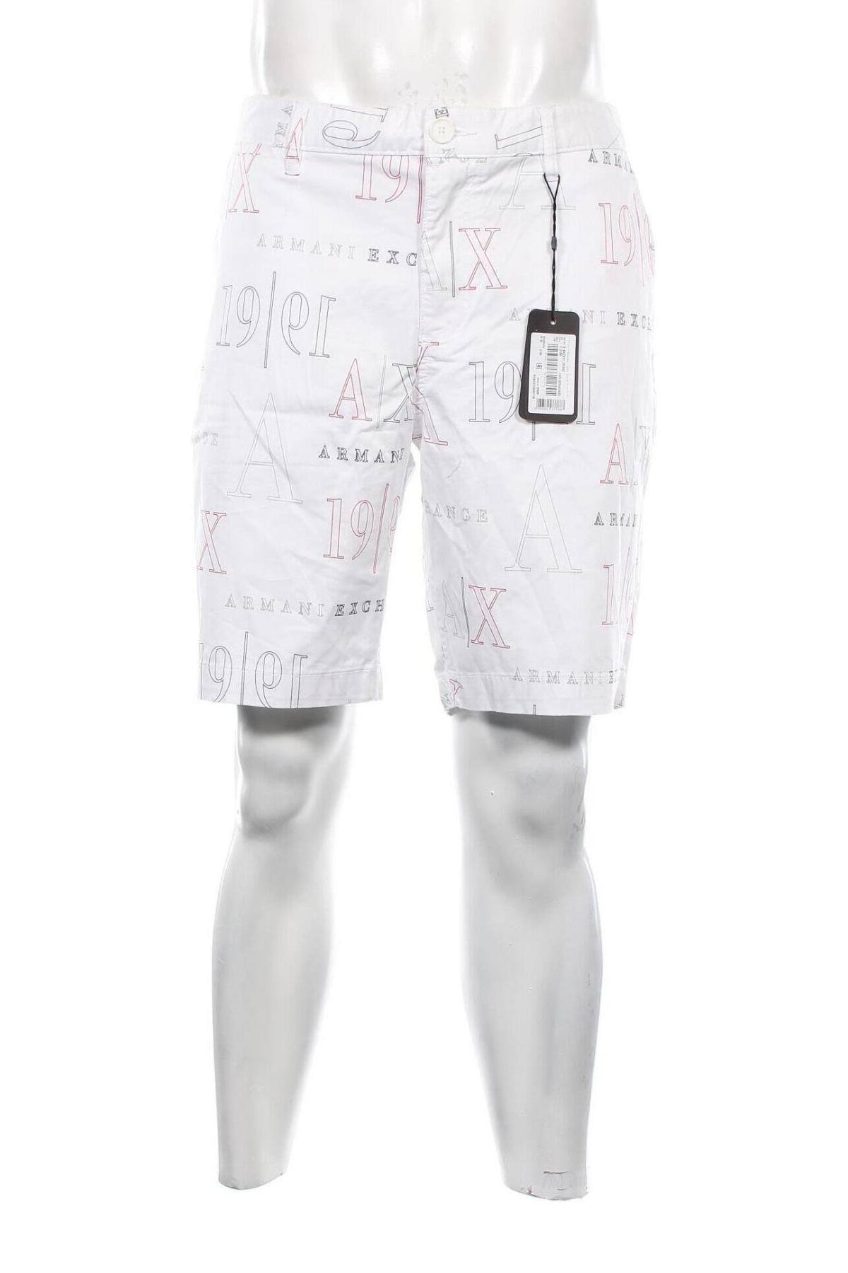 Herren Shorts Armani Exchange, Größe L, Farbe Weiß, Preis 68,49 €