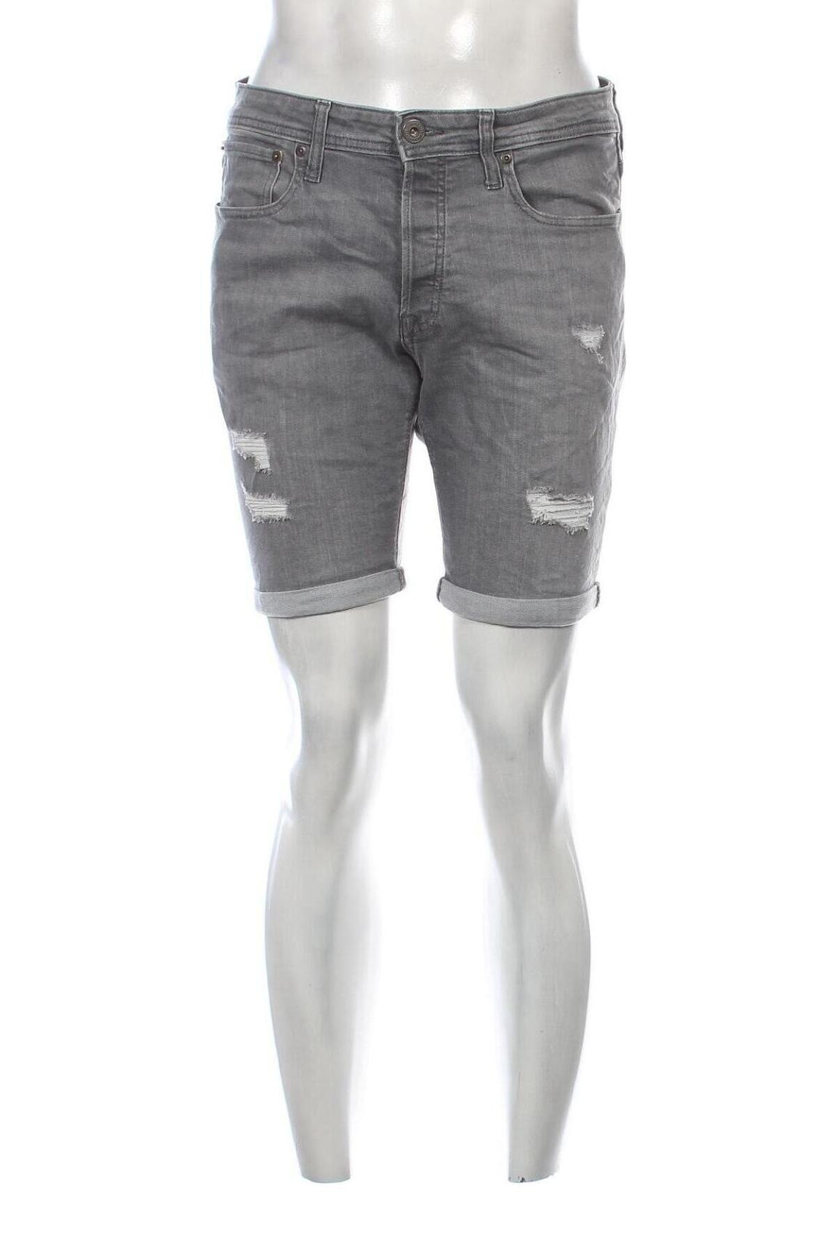 Pantaloni scurți de bărbați Jack & Jones, Mărime M, Culoare Gri, Preț 67,99 Lei