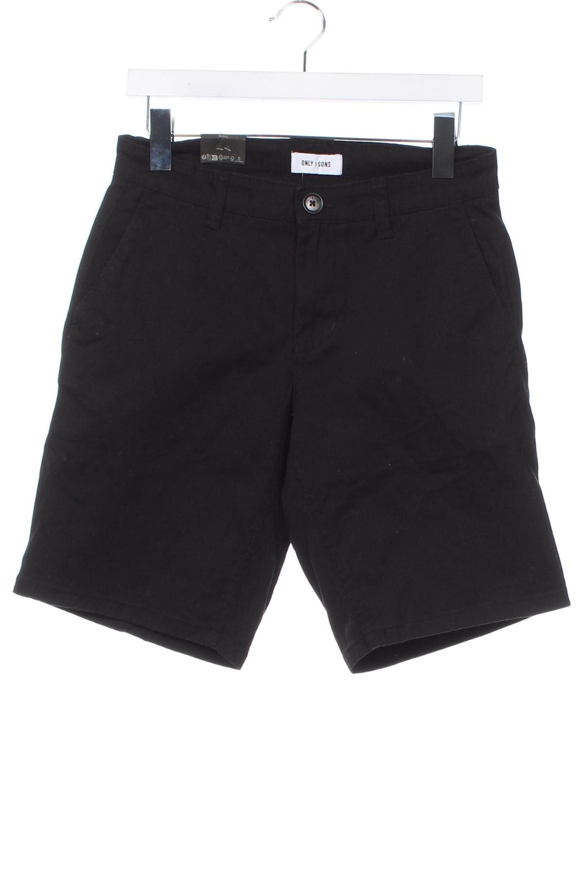 Pantaloni scurți de bărbați Only & Sons, Mărime S, Culoare Negru, Preț 77,99 Lei