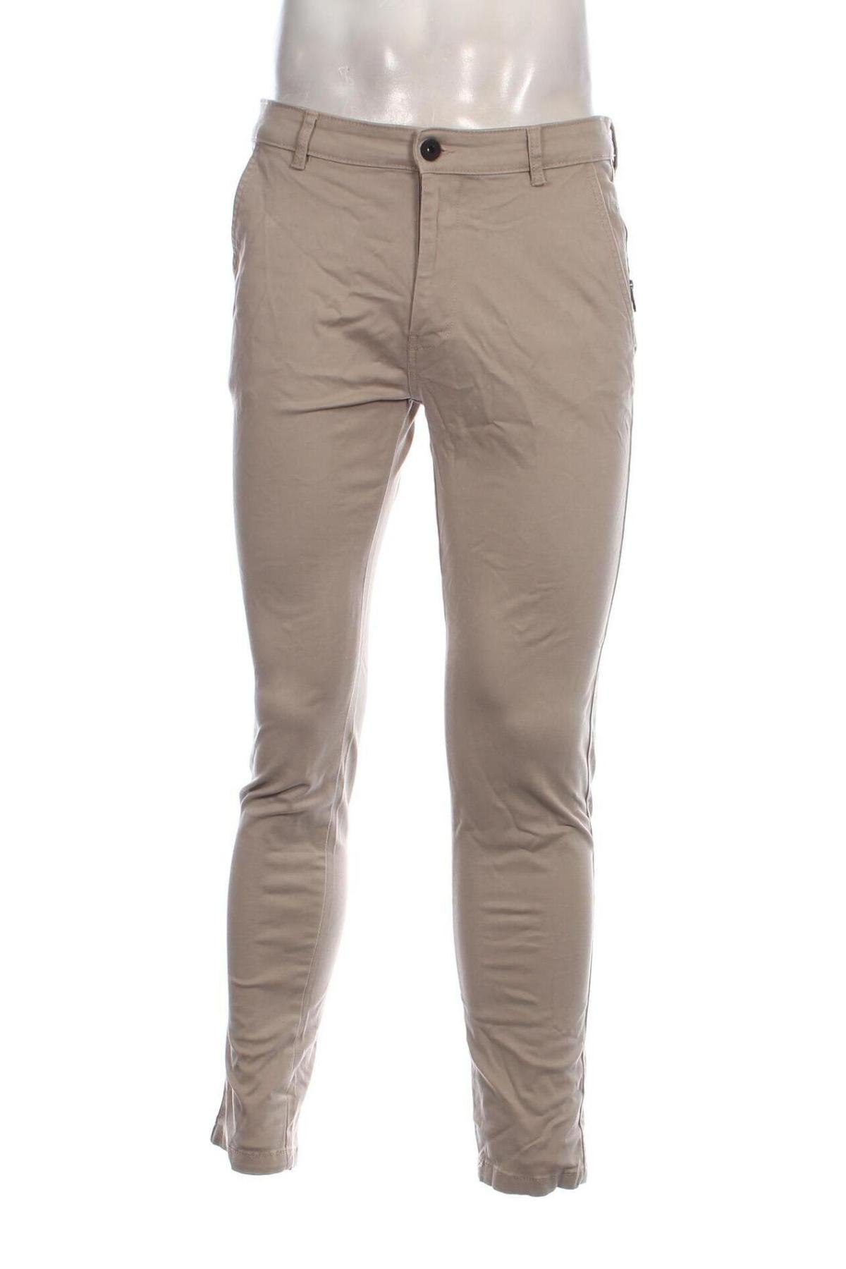 Herrenhose Bershka, Größe M, Farbe Beige, Preis 10,49 €