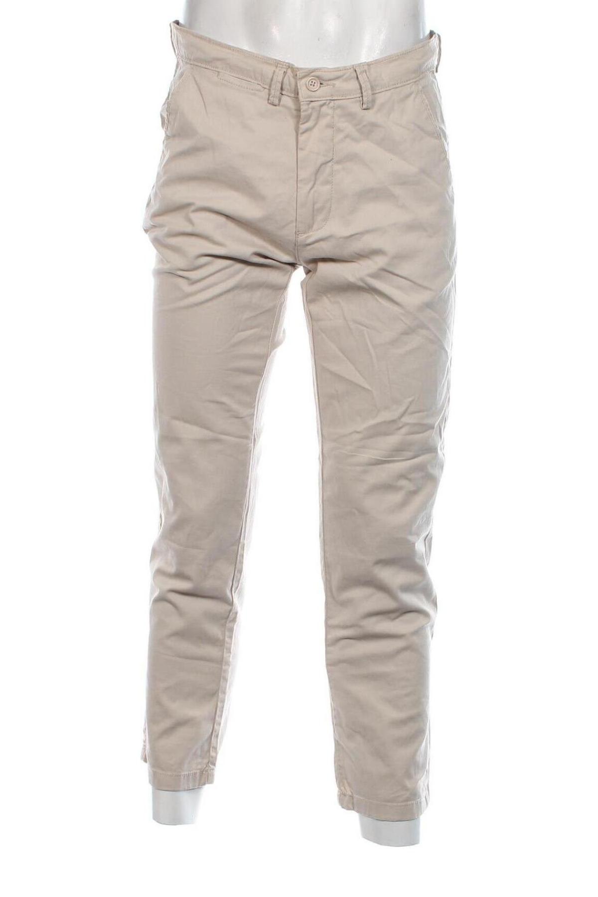 Herrenhose Dressmann, Größe M, Farbe Beige, Preis 17,49 €