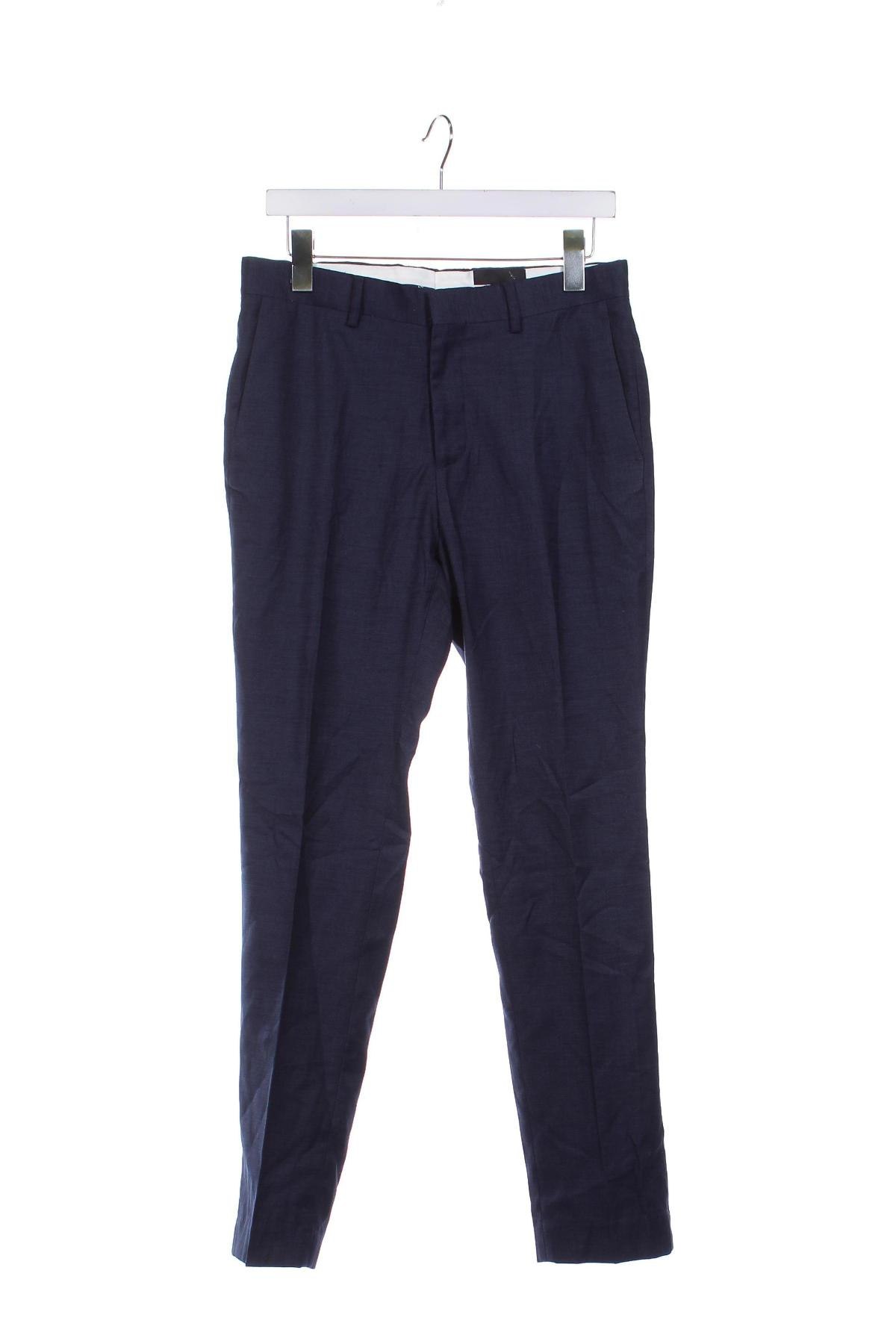 Pantaloni de bărbați H&M, Mărime M, Culoare Albastru, Preț 51,99 Lei