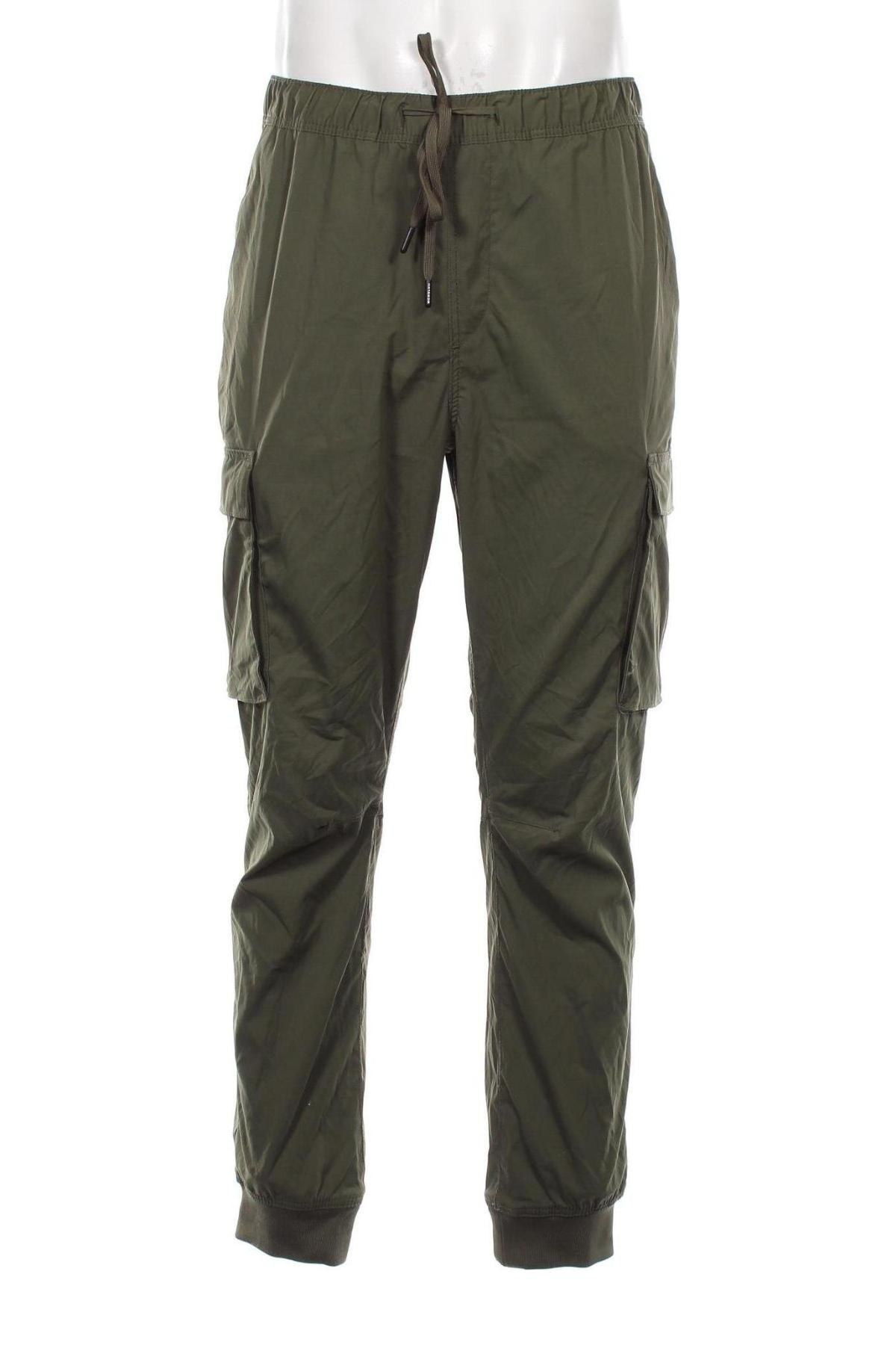 Pantaloni de bărbați H&M, Mărime L, Culoare Verde, Preț 70,99 Lei