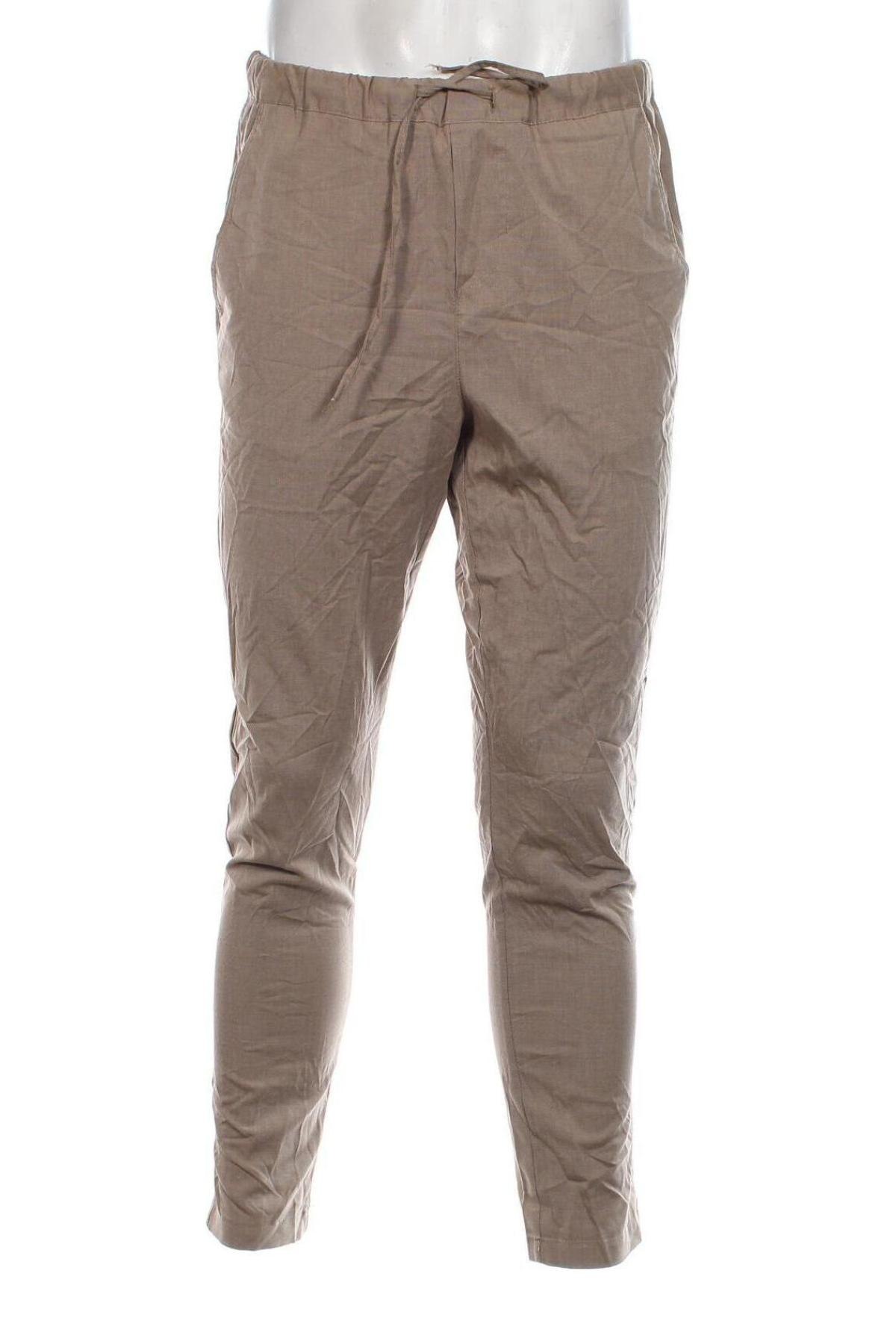 Herrenhose Jack & Jones, Größe L, Farbe Beige, Preis 14,99 €