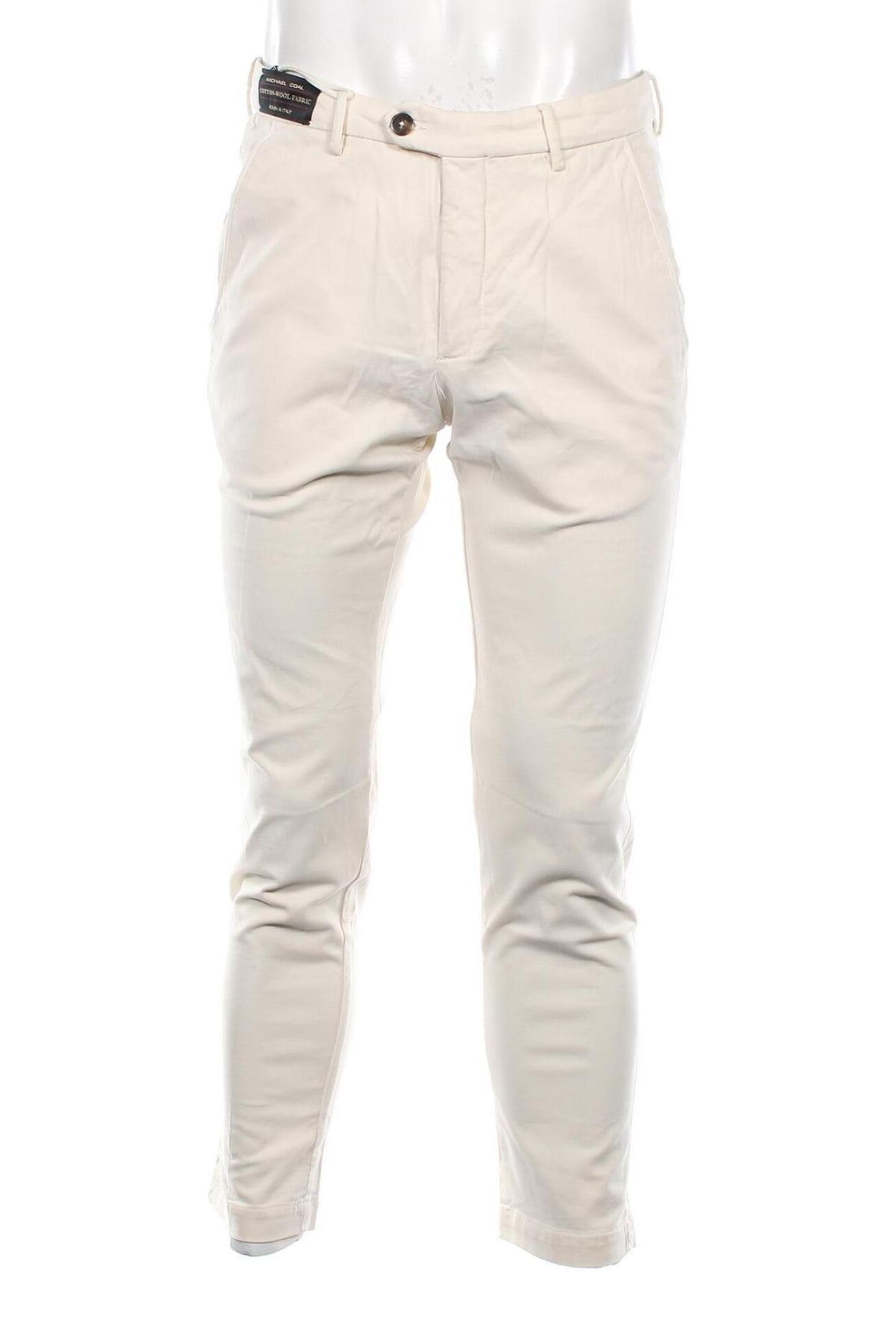 Herrenhose Michael Coal, Größe M, Farbe Ecru, Preis € 88,49