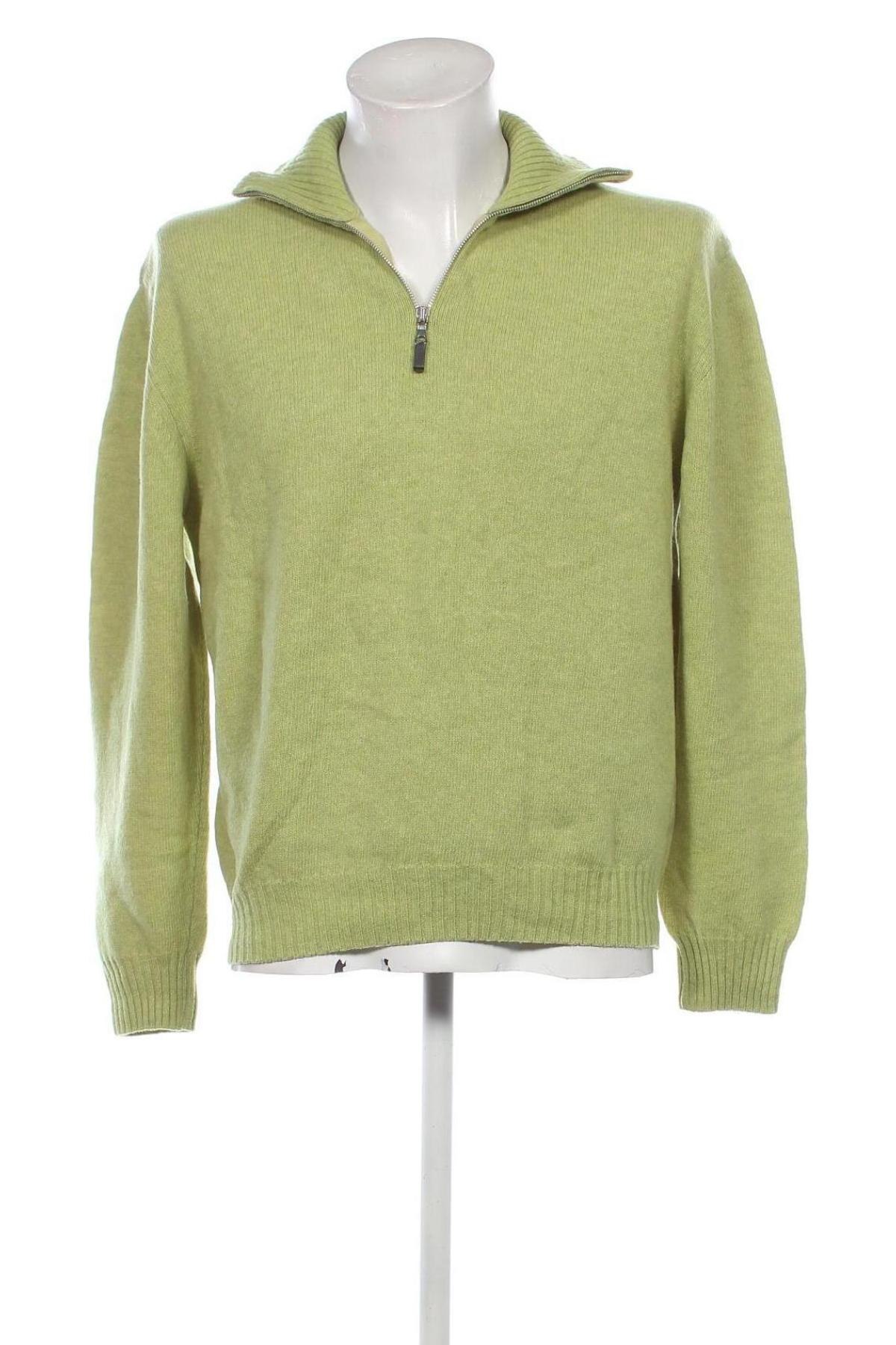 Herrenpullover, Größe L, Farbe Grün, Preis 12,99 €