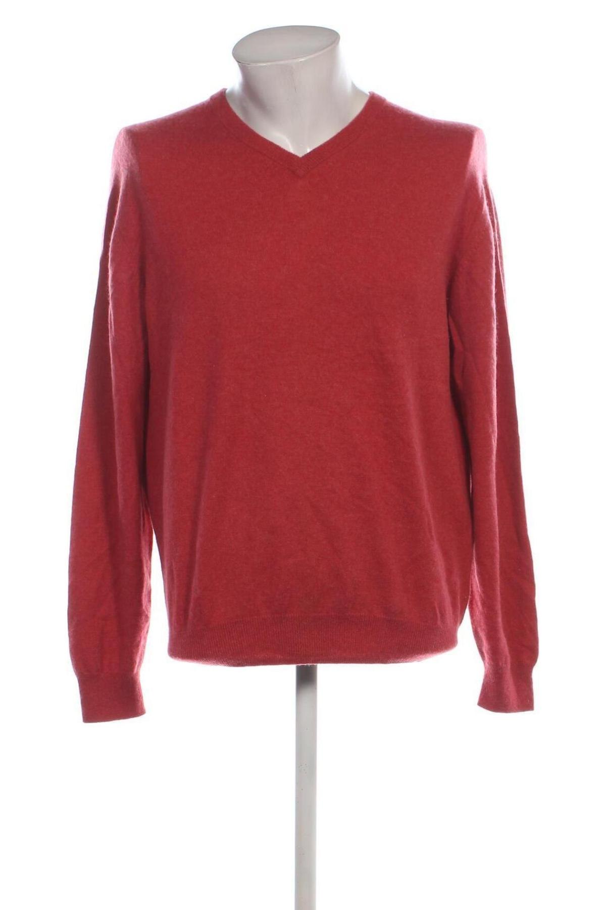 Herrenpullover Andrew James, Größe XL, Farbe Rot, Preis 28,49 €