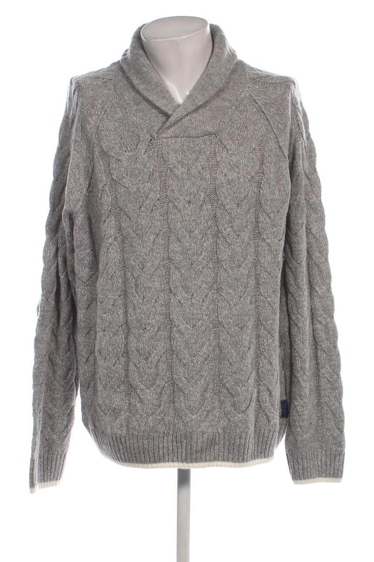 Herrenpullover Angelo Litrico, Größe 3XL, Farbe Grau, Preis 16,49 €