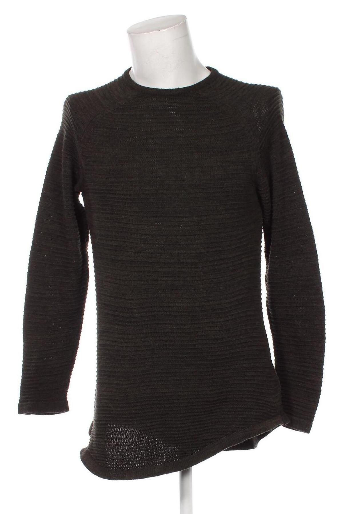 Herrenpullover Bershka, Größe M, Farbe Grün, Preis 11,49 €