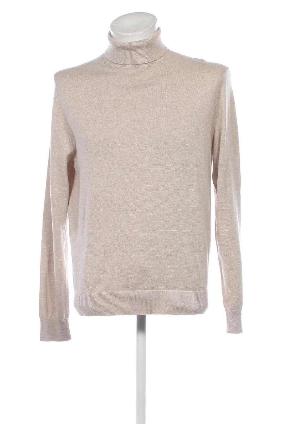 Herrenpullover C&A, Größe M, Farbe Beige, Preis 11,99 €