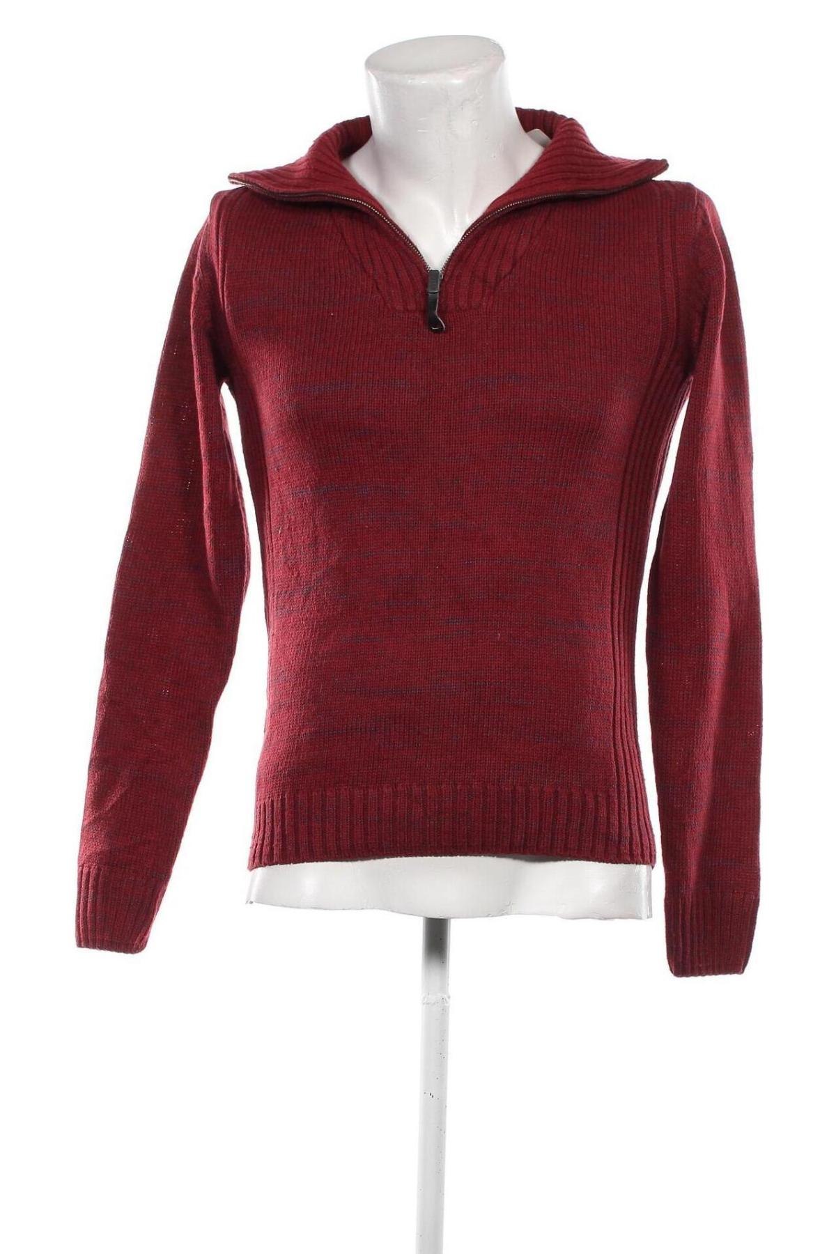 Herrenpullover Jean Pascale, Größe S, Farbe Rot, Preis 10,99 €