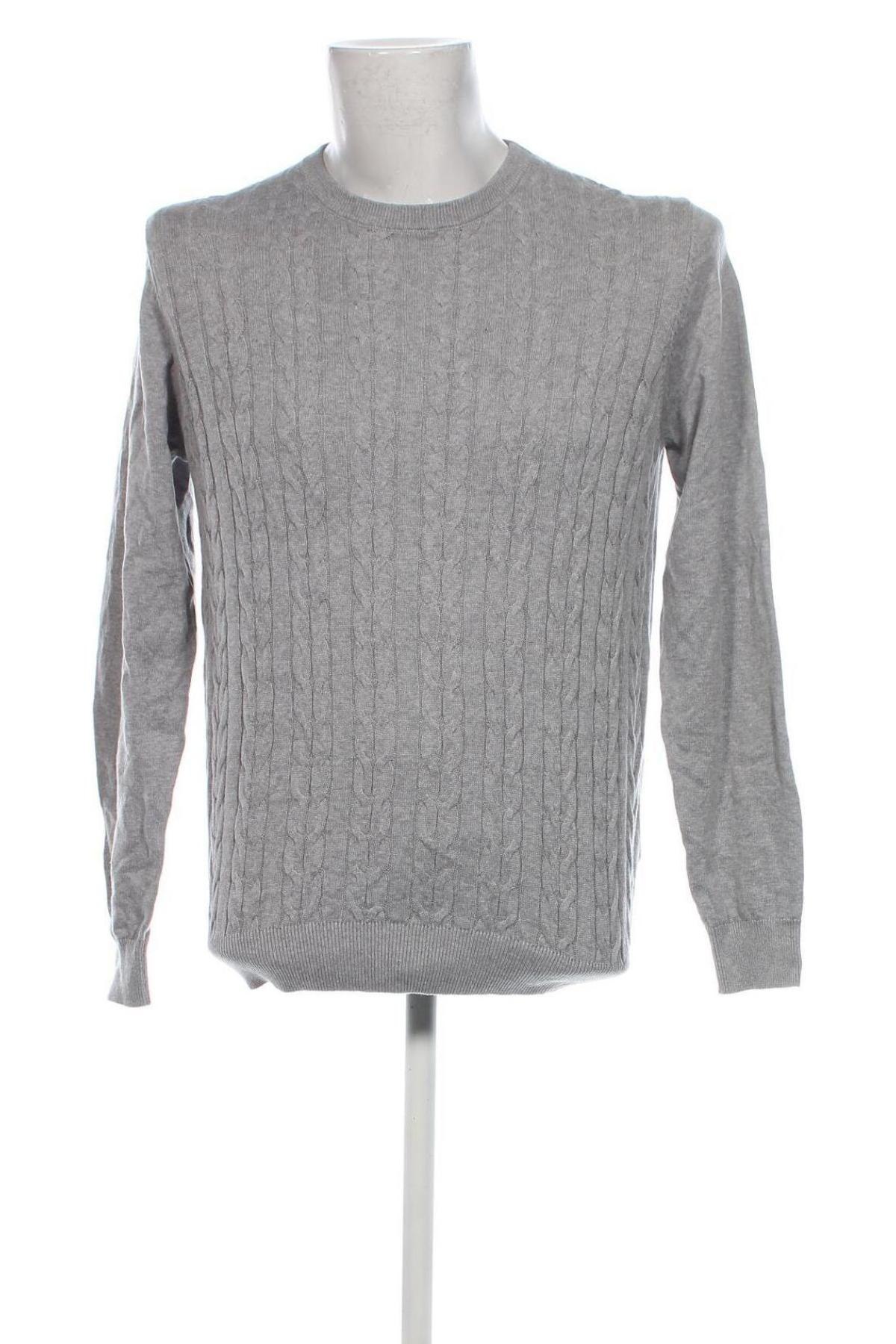 Herrenpullover Livergy, Größe M, Farbe Grau, Preis 21,99 €