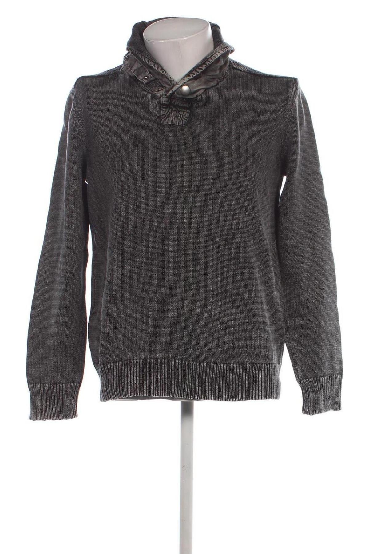 Herrenpullover Mauro Ferrini, Größe L, Farbe Grau, Preis 12,99 €