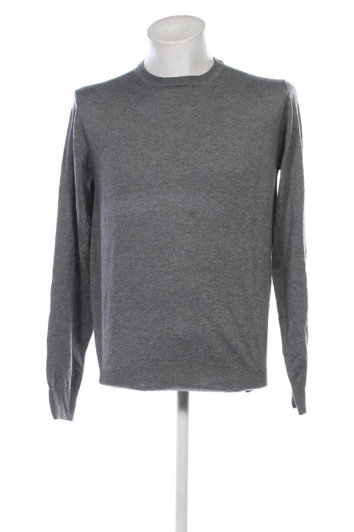 Herrenpullover Piazza Italia, Größe XL, Farbe Grau, Preis € 11,49