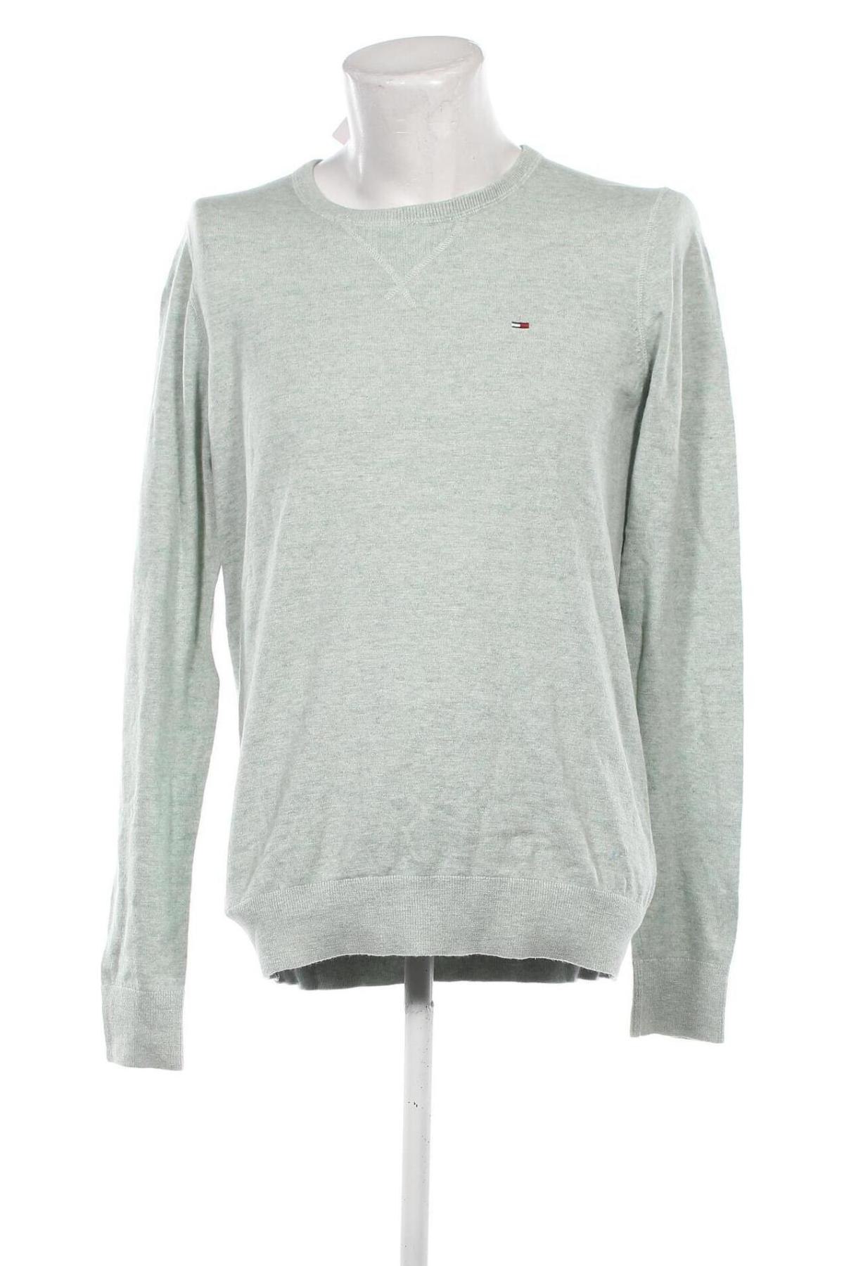 Herrenpullover Tommy Hilfiger, Größe L, Farbe Grün, Preis 37,49 €