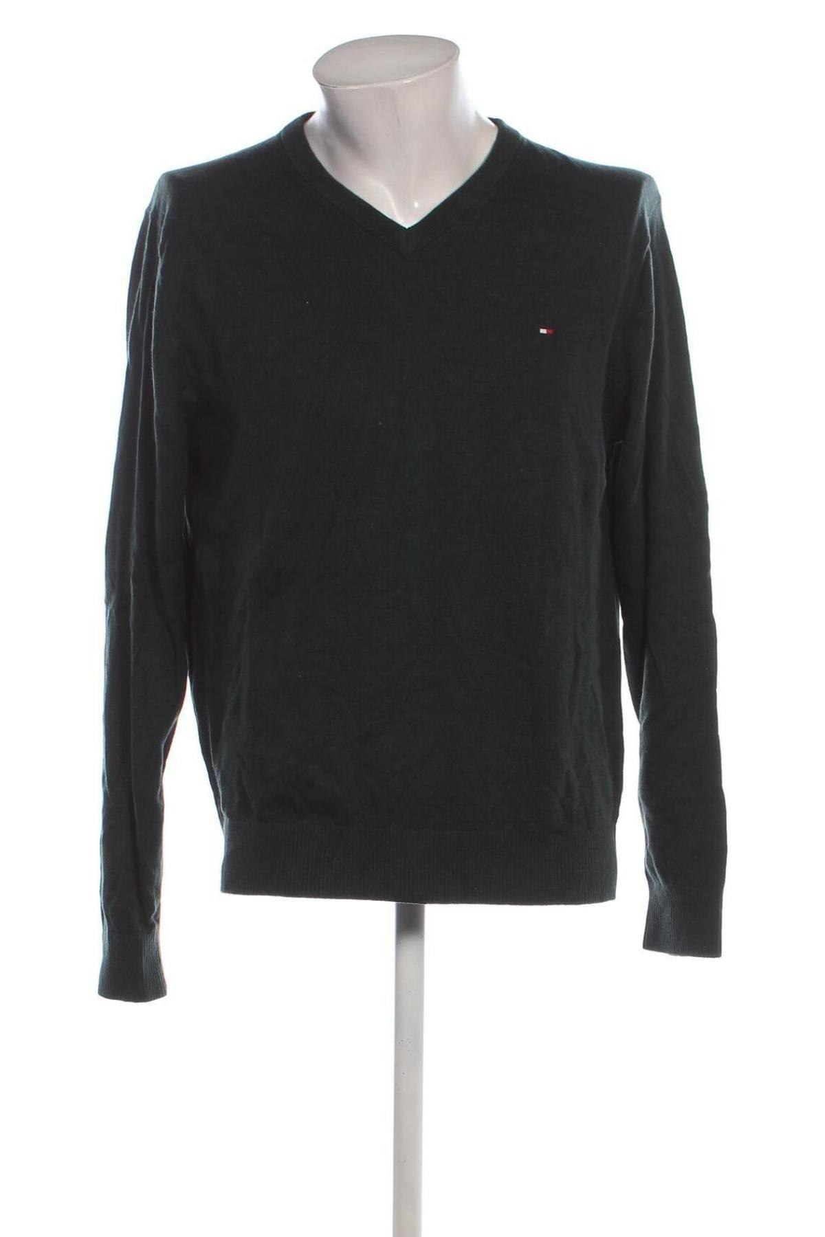 Herrenpullover Tommy Hilfiger, Größe XL, Farbe Grün, Preis 77,99 €