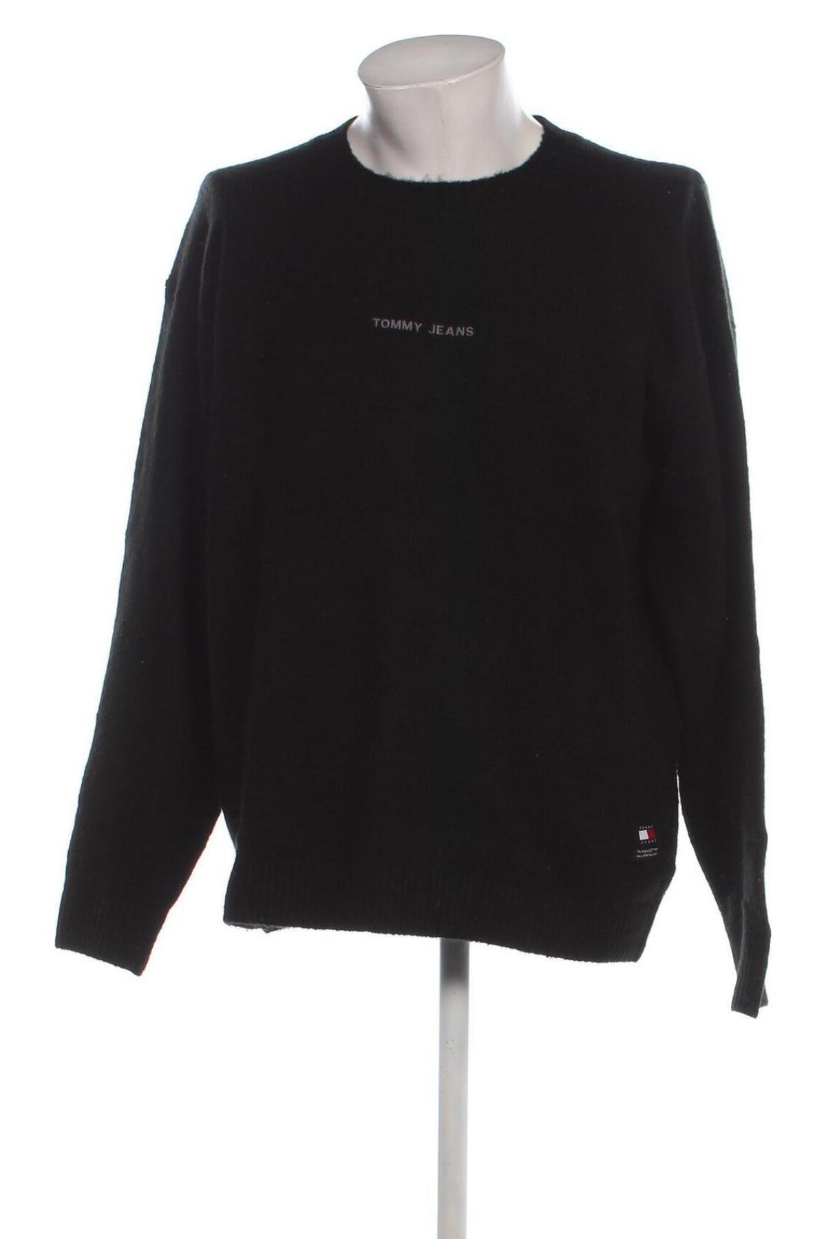 Herrenpullover Tommy Jeans, Größe M, Farbe Schwarz, Preis € 126,99