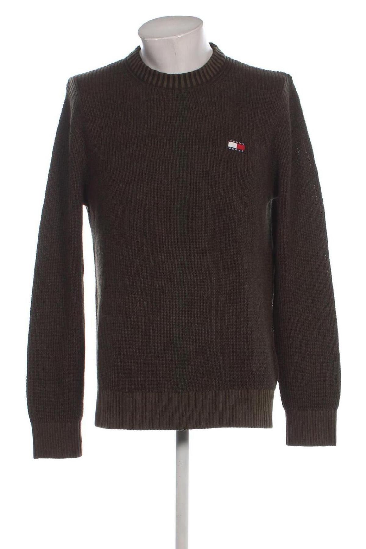 Pánsky sveter  Tommy Jeans, Veľkosť L, Farba Zelená, Cena  103,45 €