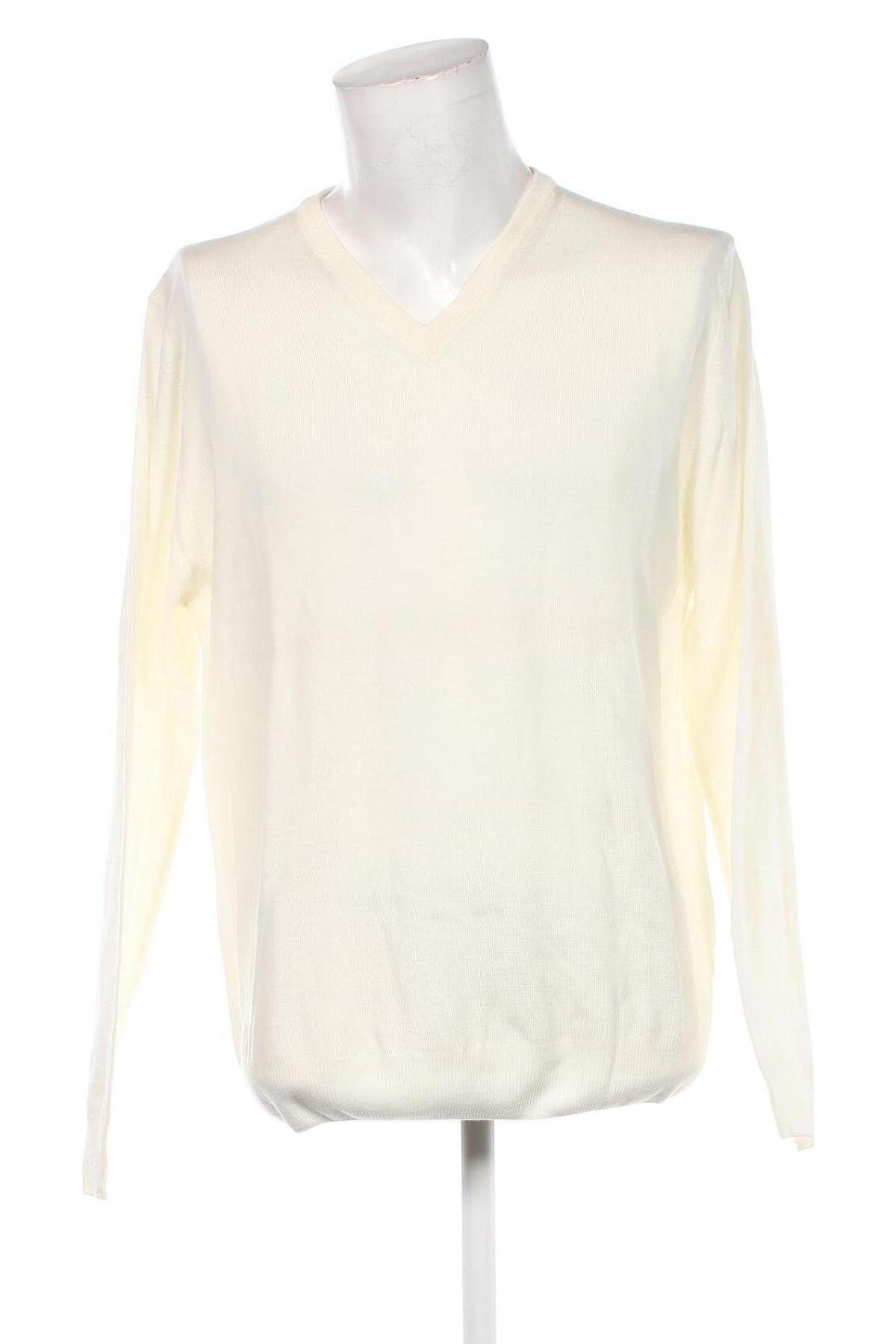 Herrenpullover Vneck, Größe XXL, Farbe Ecru, Preis € 28,99