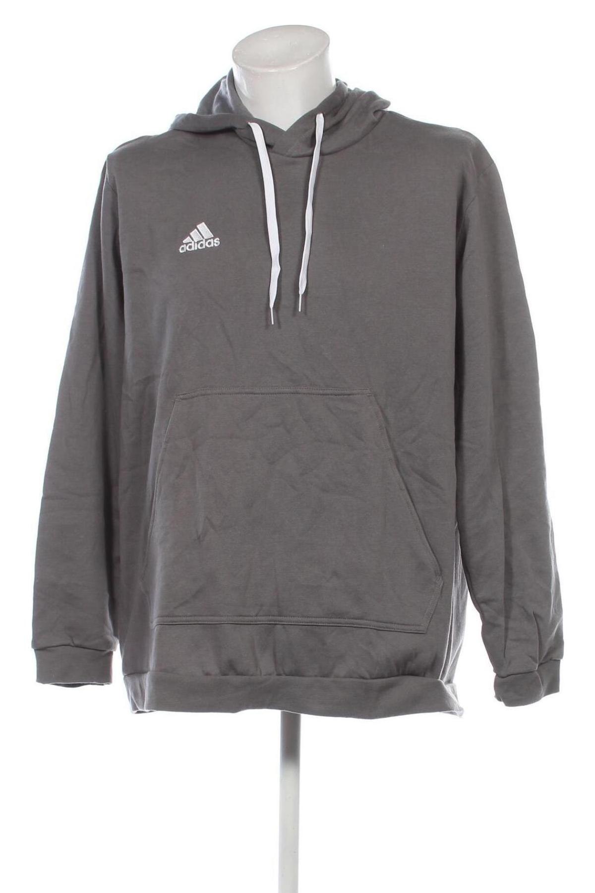 Ανδρικό φούτερ Adidas, Μέγεθος XXL, Χρώμα Γκρί, Τιμή 22,99 €