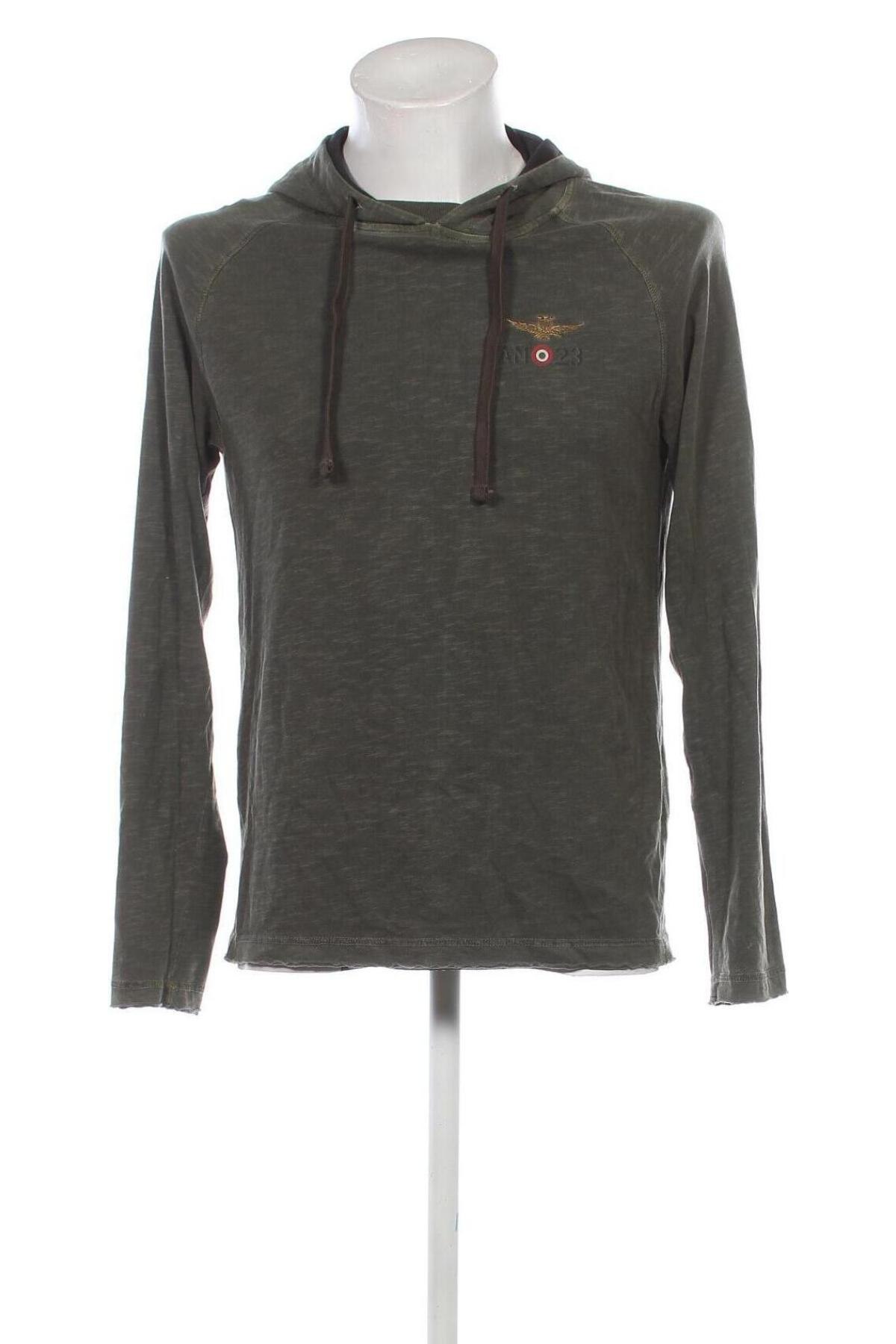 Herren Sweatshirt Aeronautica Militare, Größe M, Farbe Grün, Preis 48,99 €