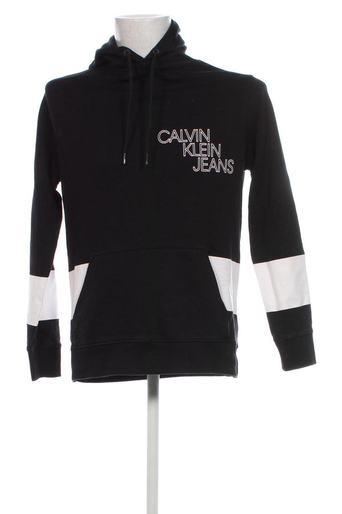 Herren Sweatshirt Calvin Klein Jeans, Größe L, Farbe Schwarz, Preis 40,99 €