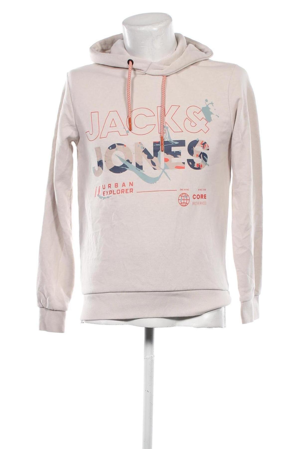 Мъжки суичър Core By Jack & Jones, Размер S, Цвят Бежов, Цена 13,99 лв.