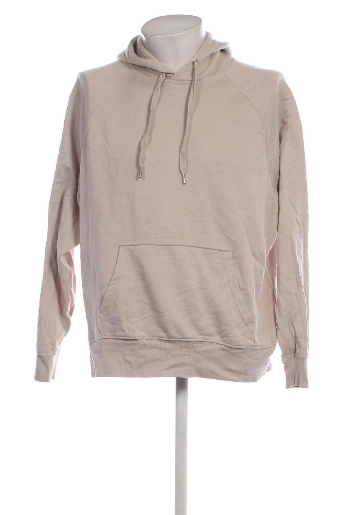 Herren Sweatshirt H&M, Größe M, Farbe Beige, Preis 11,49 €