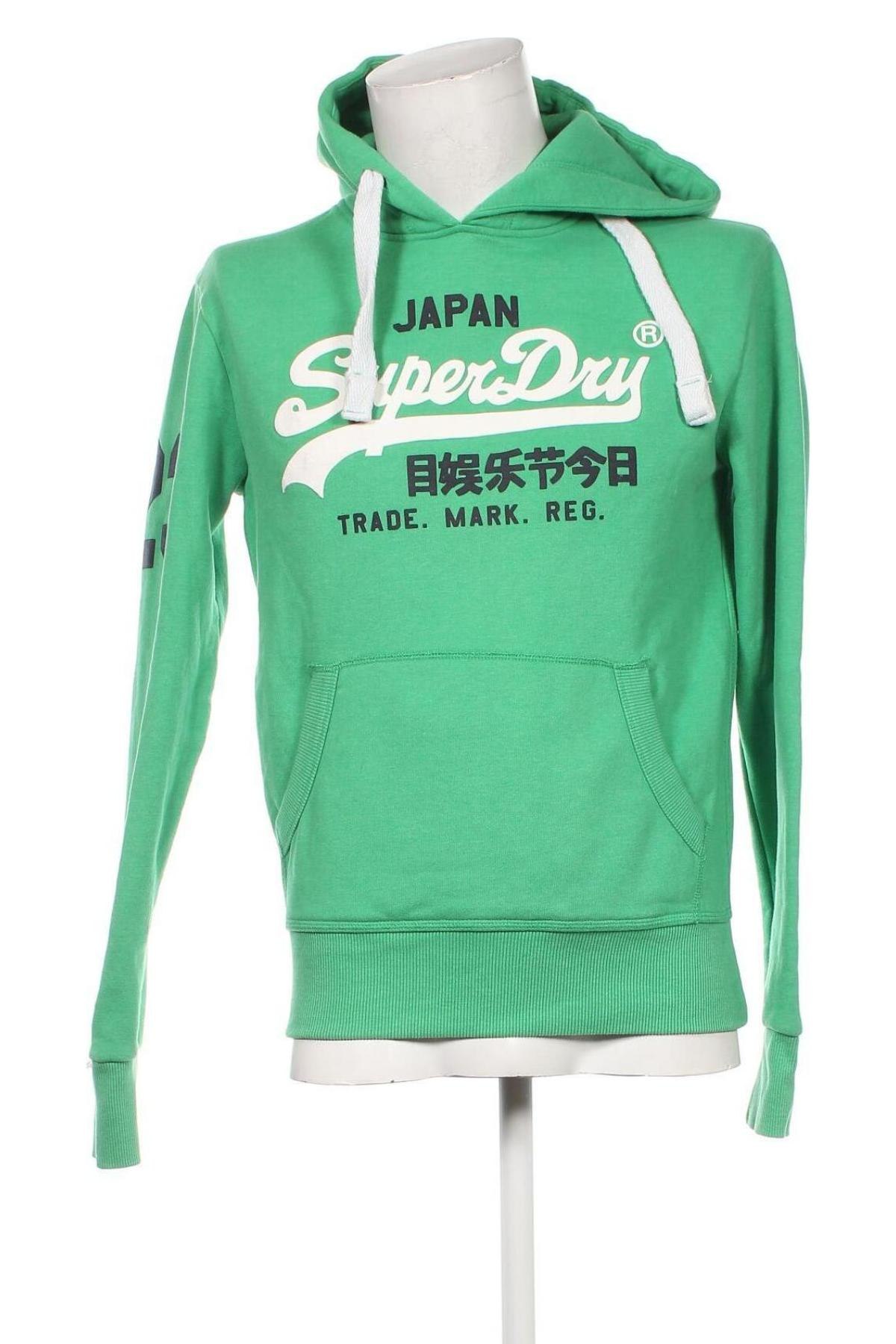 Pánska mikina  Superdry, Veľkosť S, Farba Zelená, Cena  15,95 €