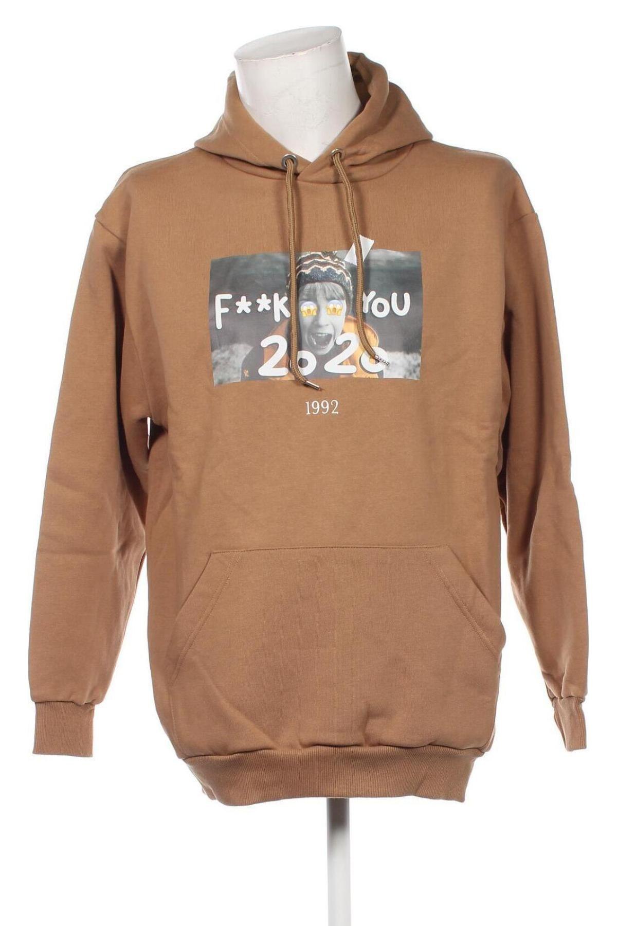 Herren Sweatshirt Throwback, Größe M, Farbe Braun, Preis 52,99 €