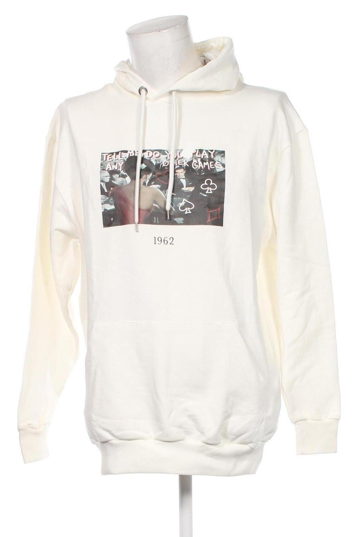 Herren Sweatshirt Throwback, Größe L, Farbe Weiß, Preis € 85,99