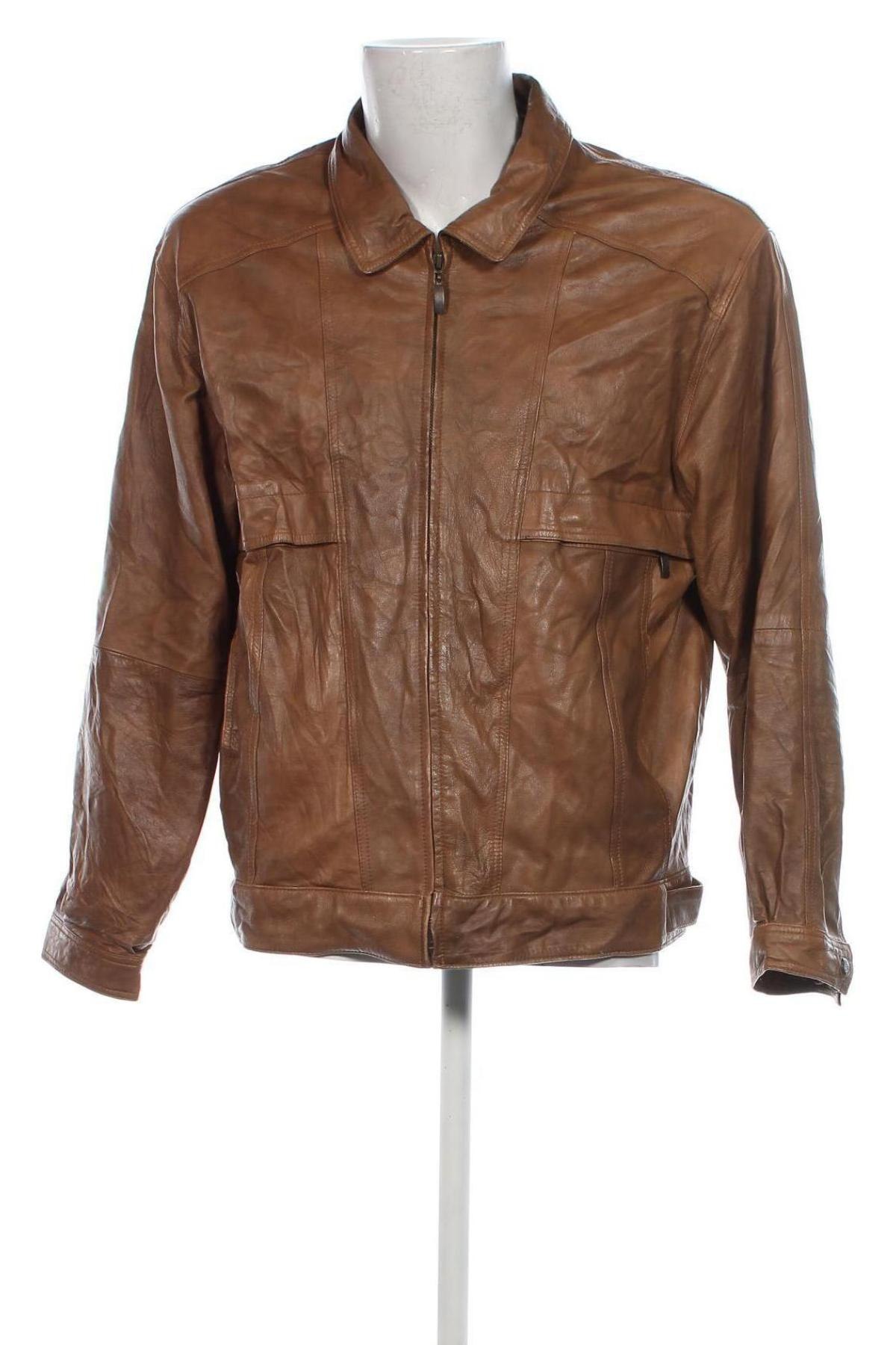 Herren Lederjacke, Größe S, Farbe Braun, Preis € 74,99