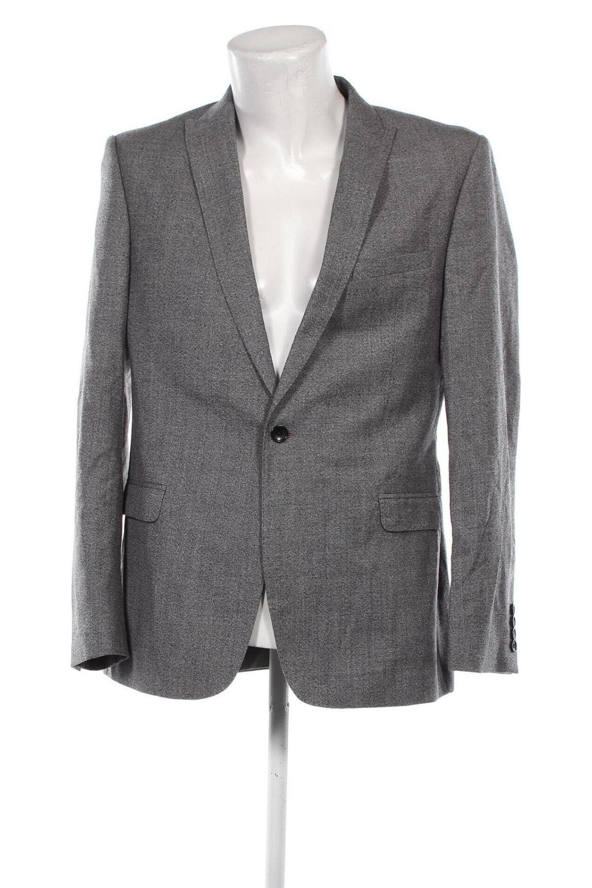 Herren Sakko French Connection, Größe L, Farbe Grau, Preis € 36,49