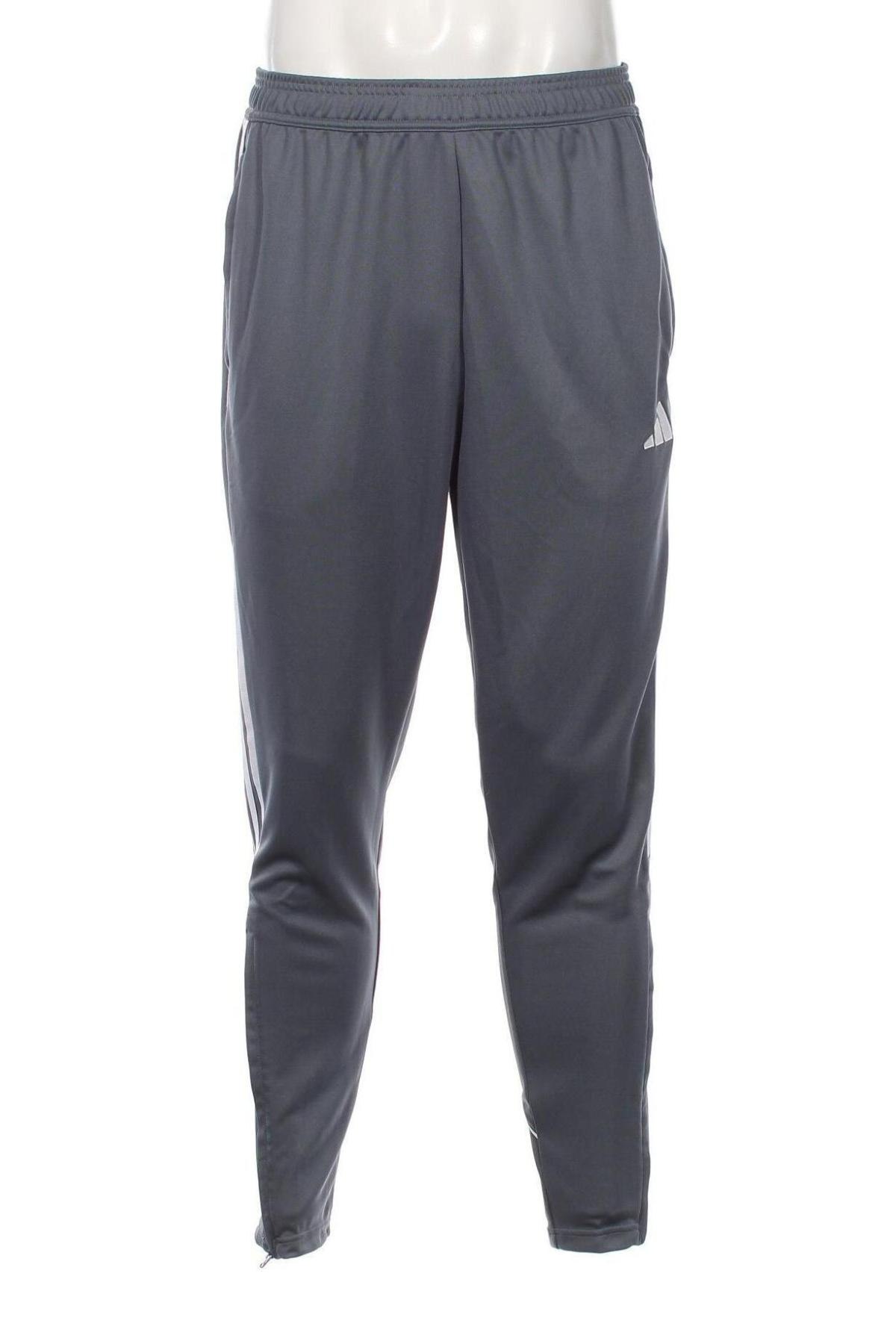 Herren Sporthose Adidas, Größe L, Farbe Grau, Preis 42,49 €