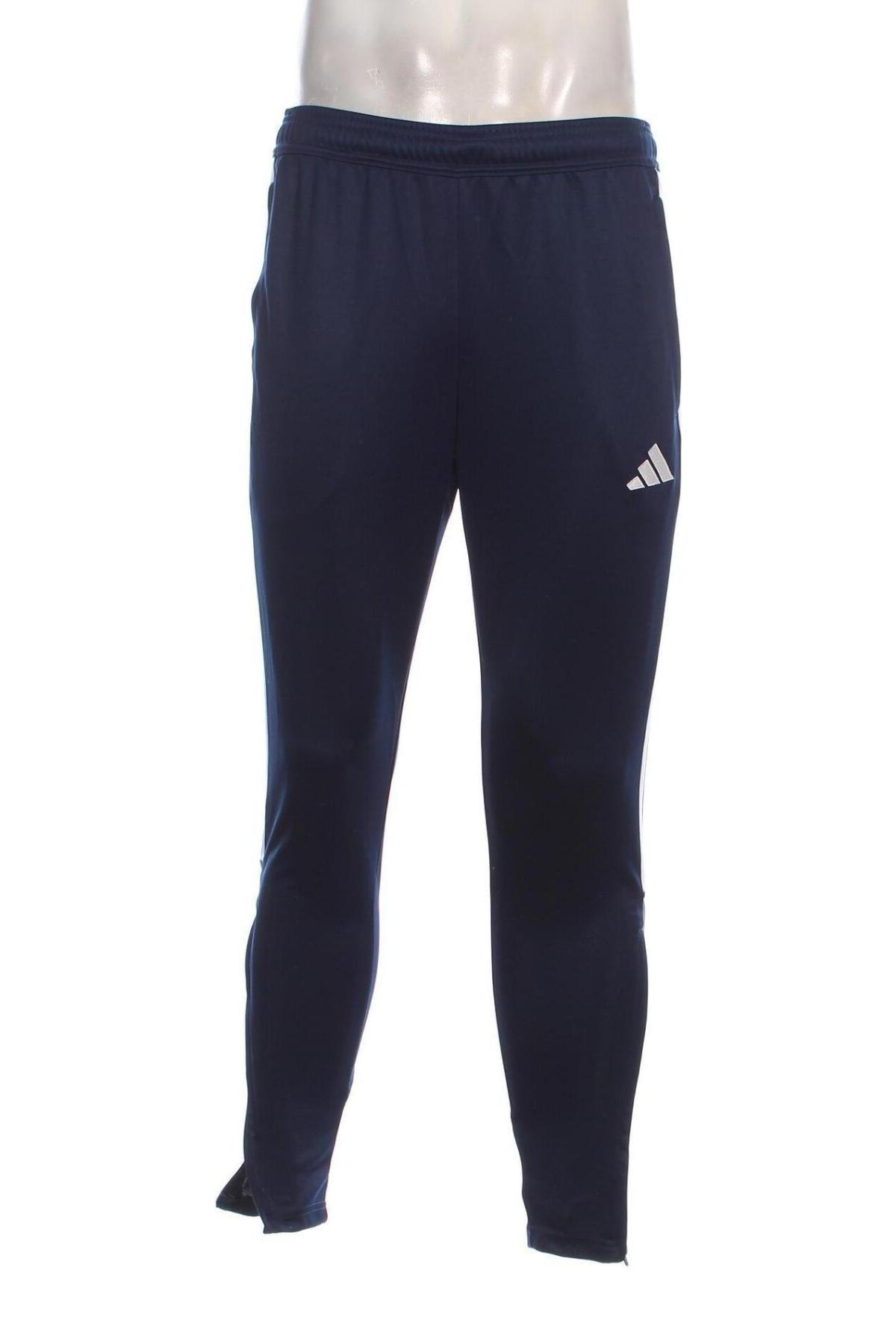 Pantaloni trening de bărbați Adidas, Mărime M, Culoare Albastru, Preț 134,99 Lei