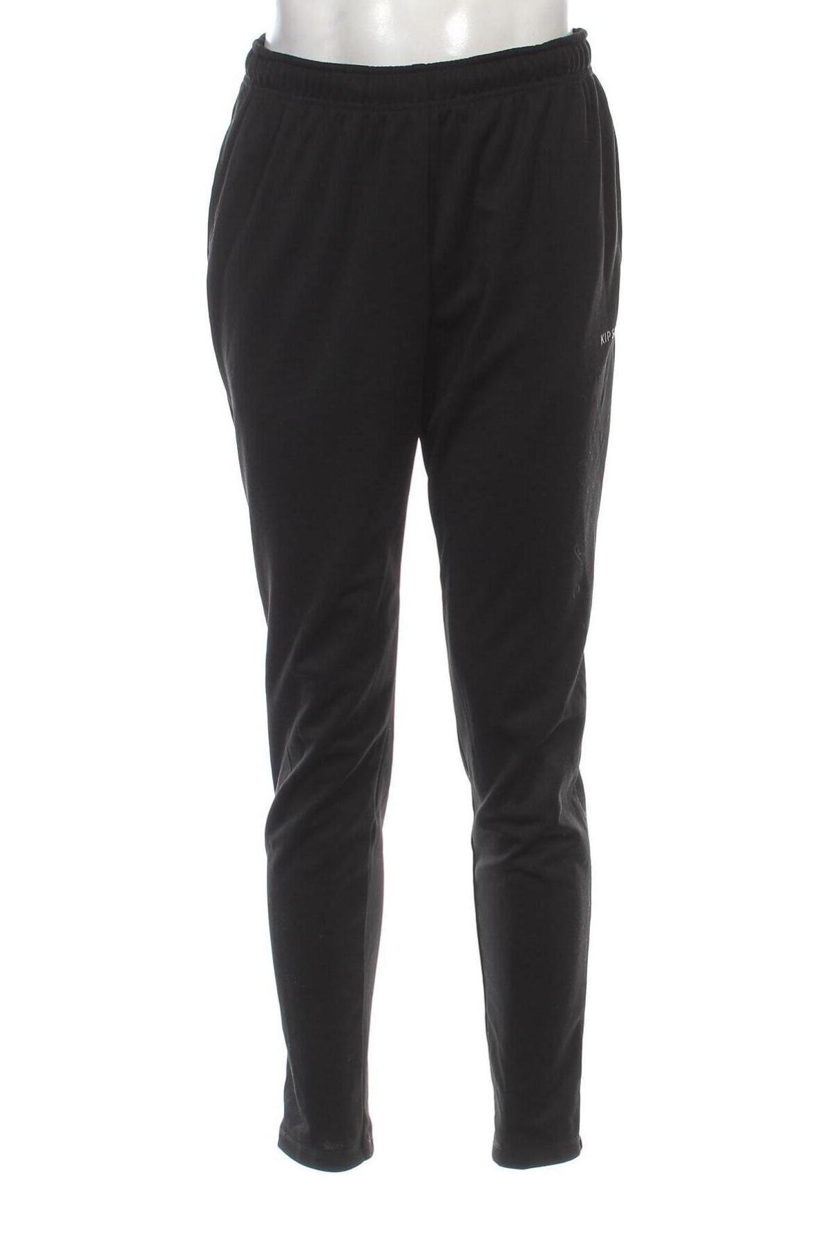 Pantaloni trening de bărbați Decathlon, Mărime L, Culoare Negru, Preț 95,99 Lei