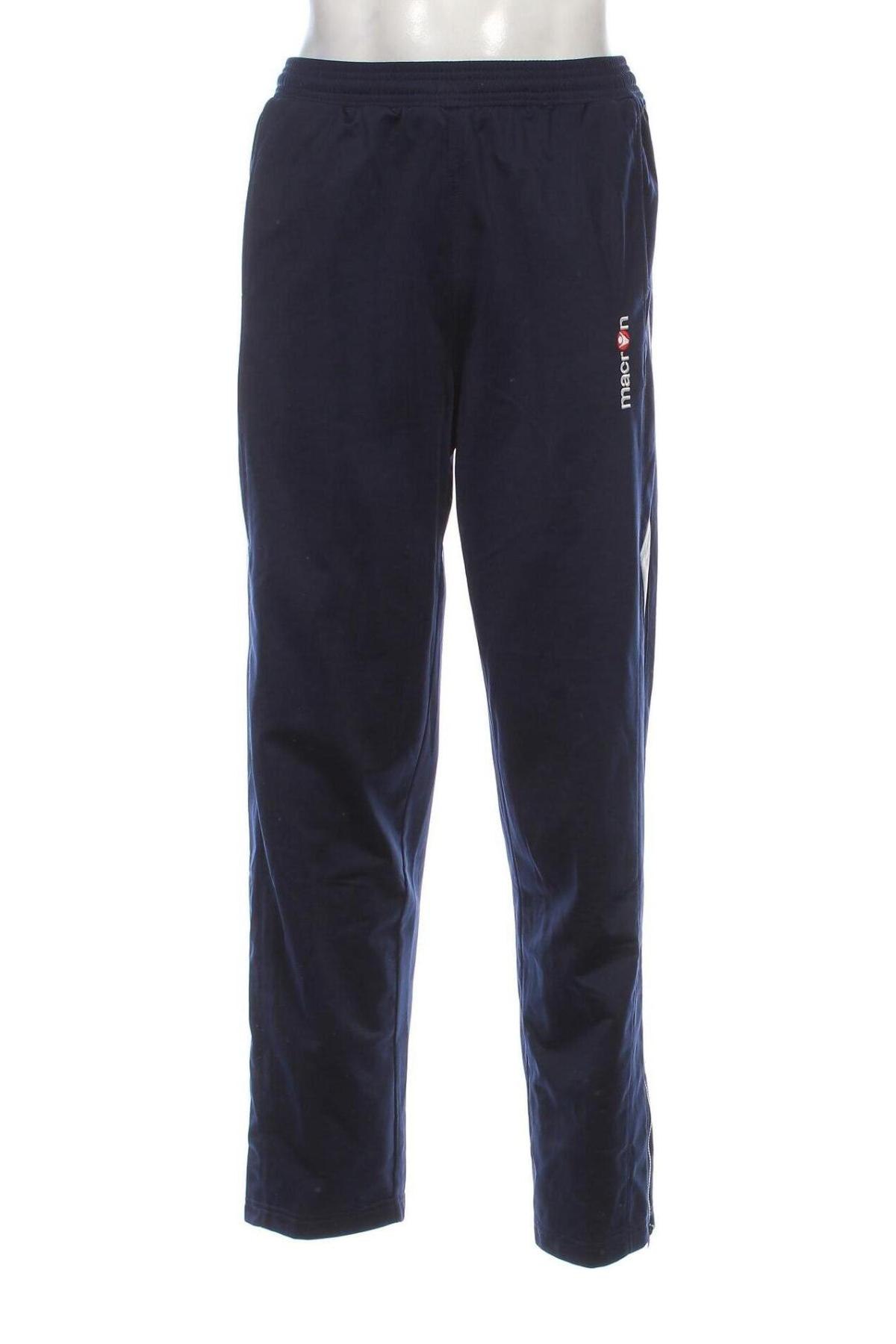 Herren Sporthose Macron, Größe M, Farbe Blau, Preis 18,99 €