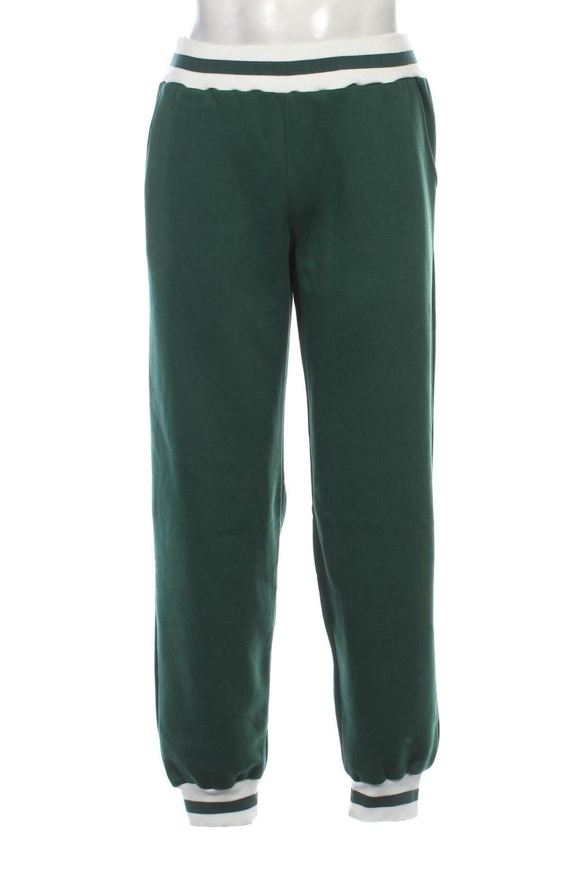 Pantaloni trening de bărbați Smiling, Mărime L, Culoare Verde, Preț 90,99 Lei