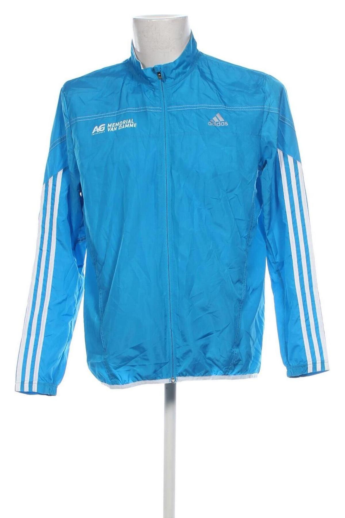 Bluză trening de bărbați Adidas, Mărime M, Culoare Albastru, Preț 150,99 Lei