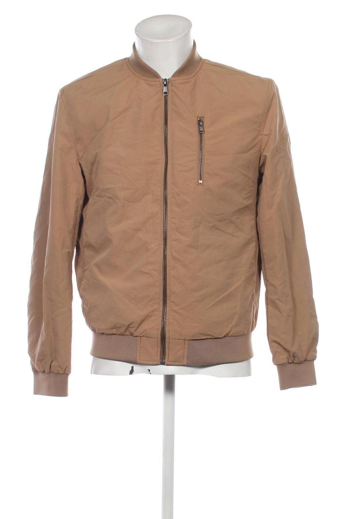 Herrenjacke H&M, Größe S, Farbe Beige, Preis 13,99 €