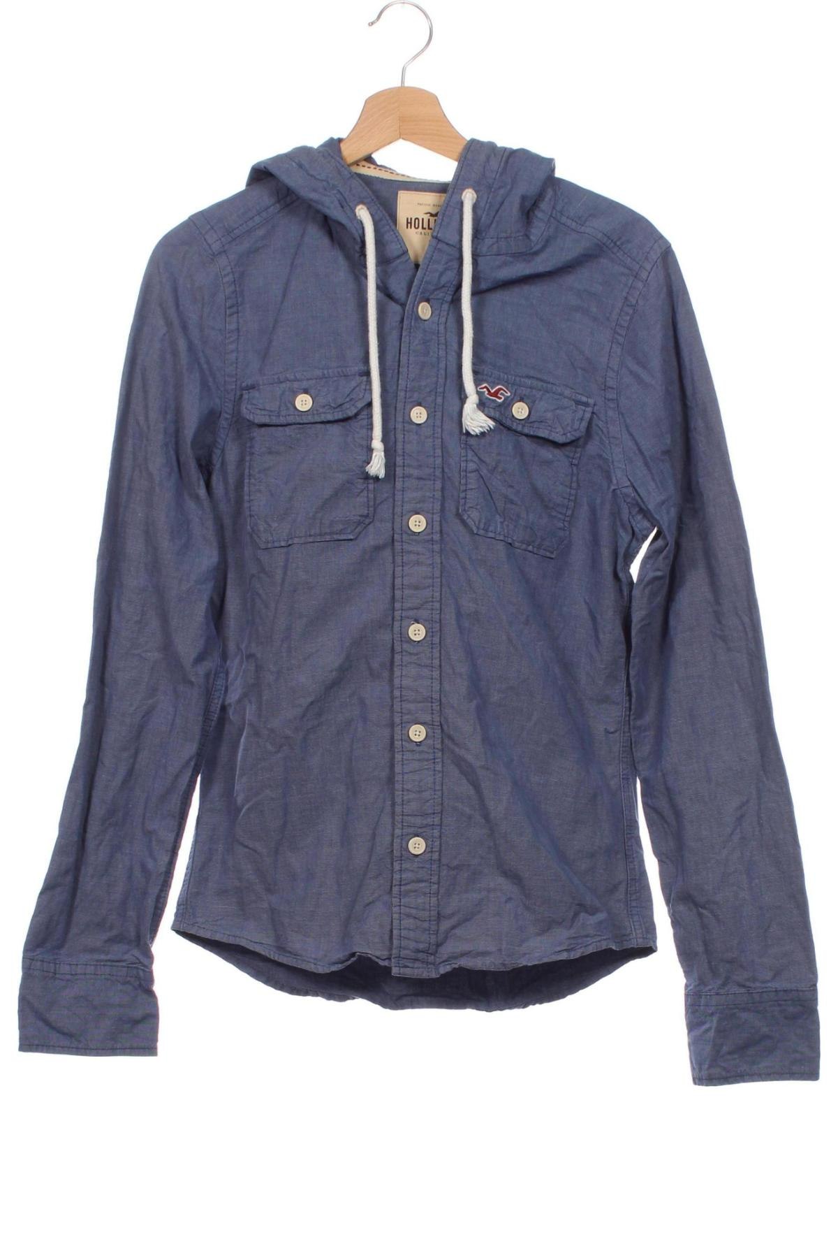 Herrenjacke Hollister, Größe S, Farbe Blau, Preis € 20,49