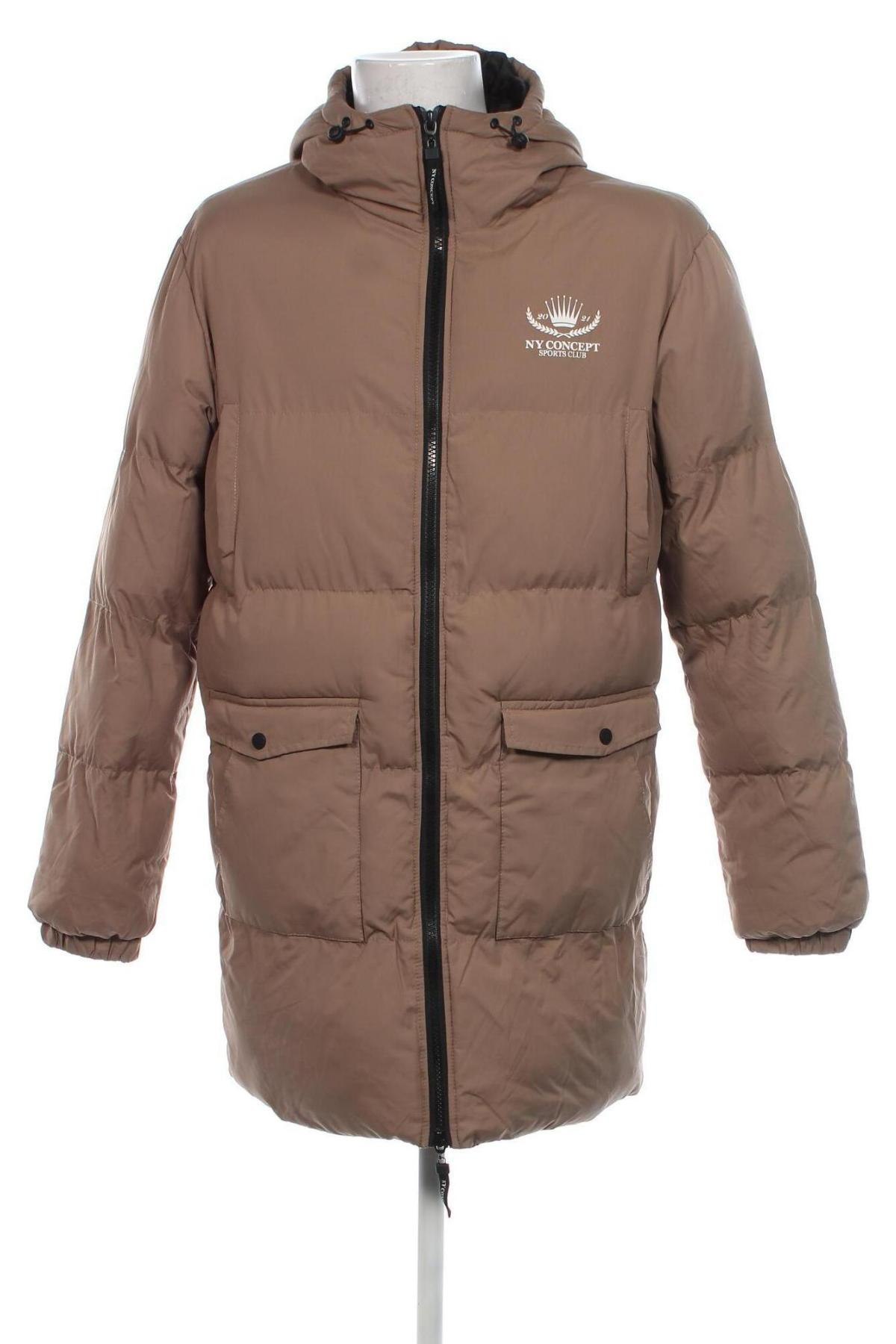 Herrenjacke NY Concept, Größe L, Farbe Beige, Preis € 71,99