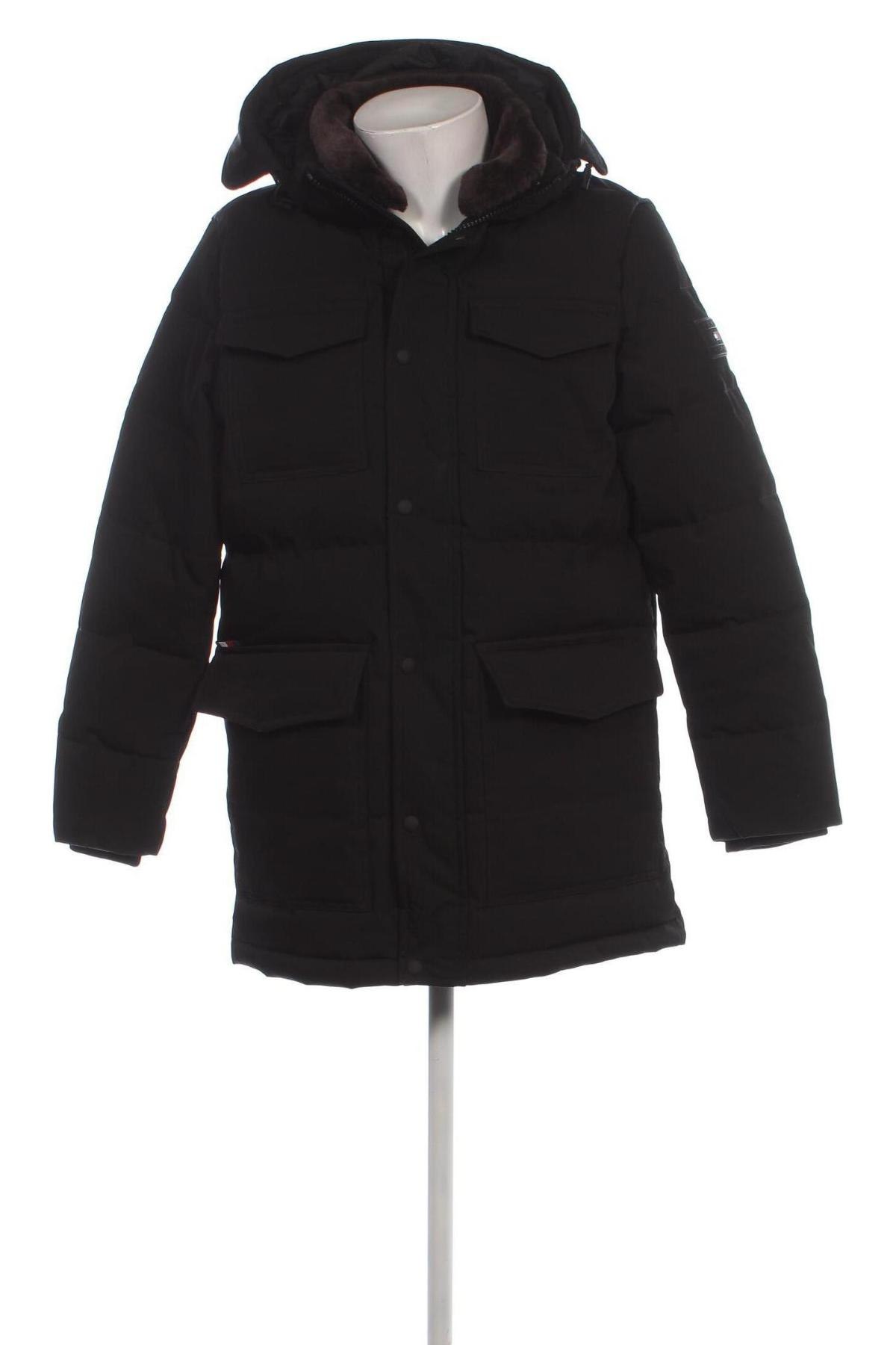 Geacă de bărbati Tommy Hilfiger, Mărime M, Culoare Negru, Preț 1.065,99 Lei