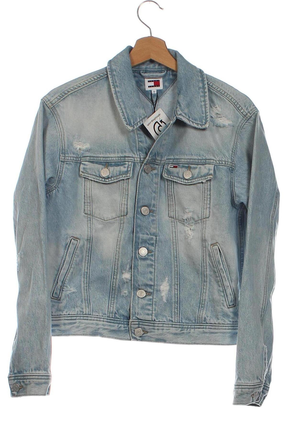 Herrenjacke Tommy Jeans, Größe M, Farbe Blau, Preis 161,99 €