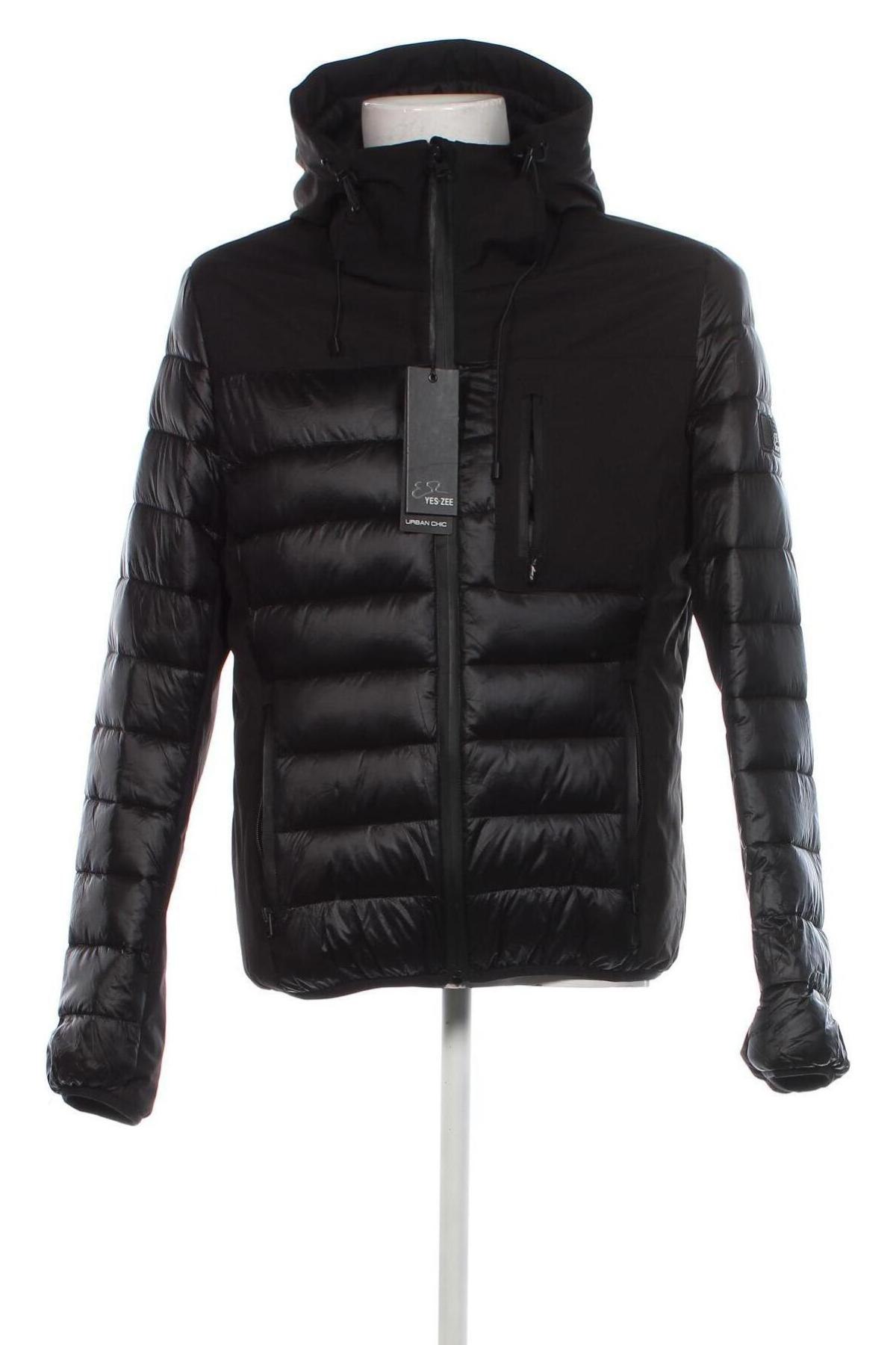 Herrenjacke Yes Zee, Größe L, Farbe Schwarz, Preis € 25,99