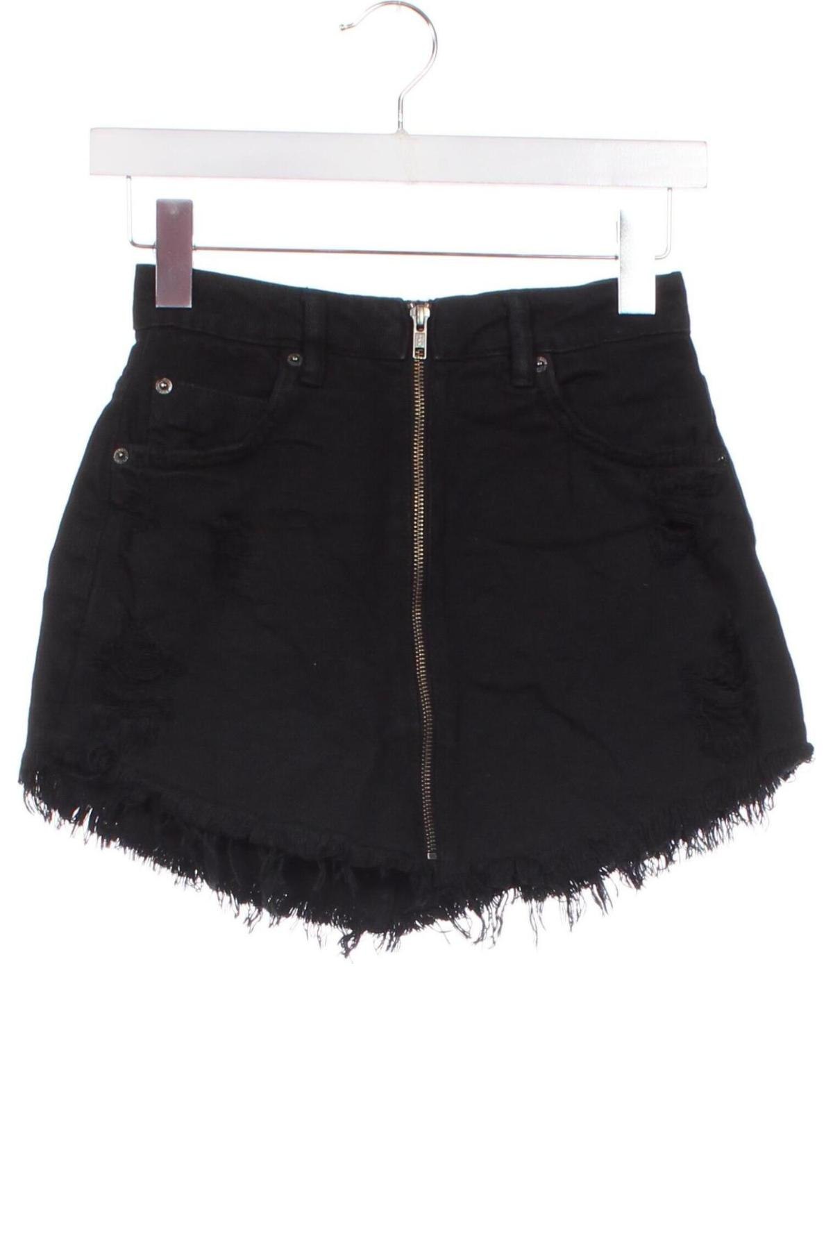 Fustă Bershka, Mărime XXS, Culoare Negru, Preț 38,99 Lei