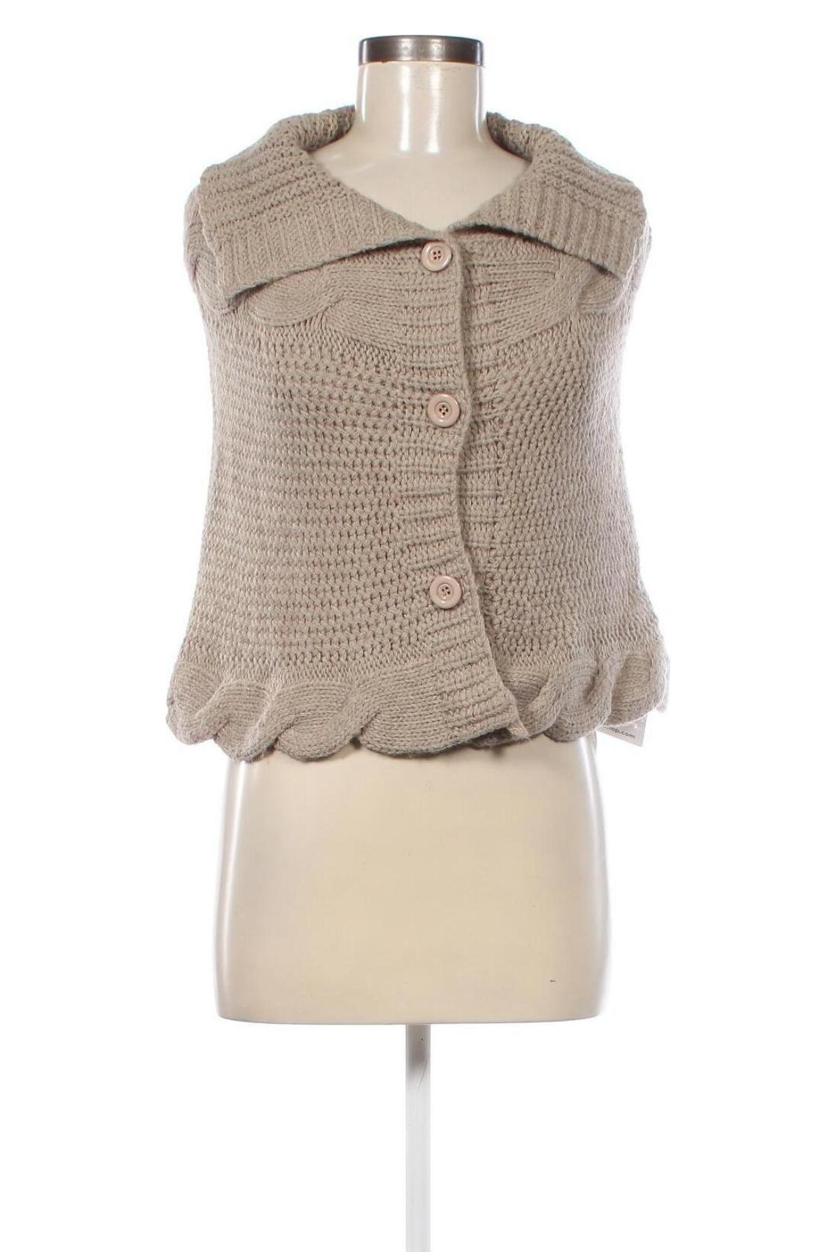 Poncho, Größe M, Farbe Beige, Preis 11,49 €