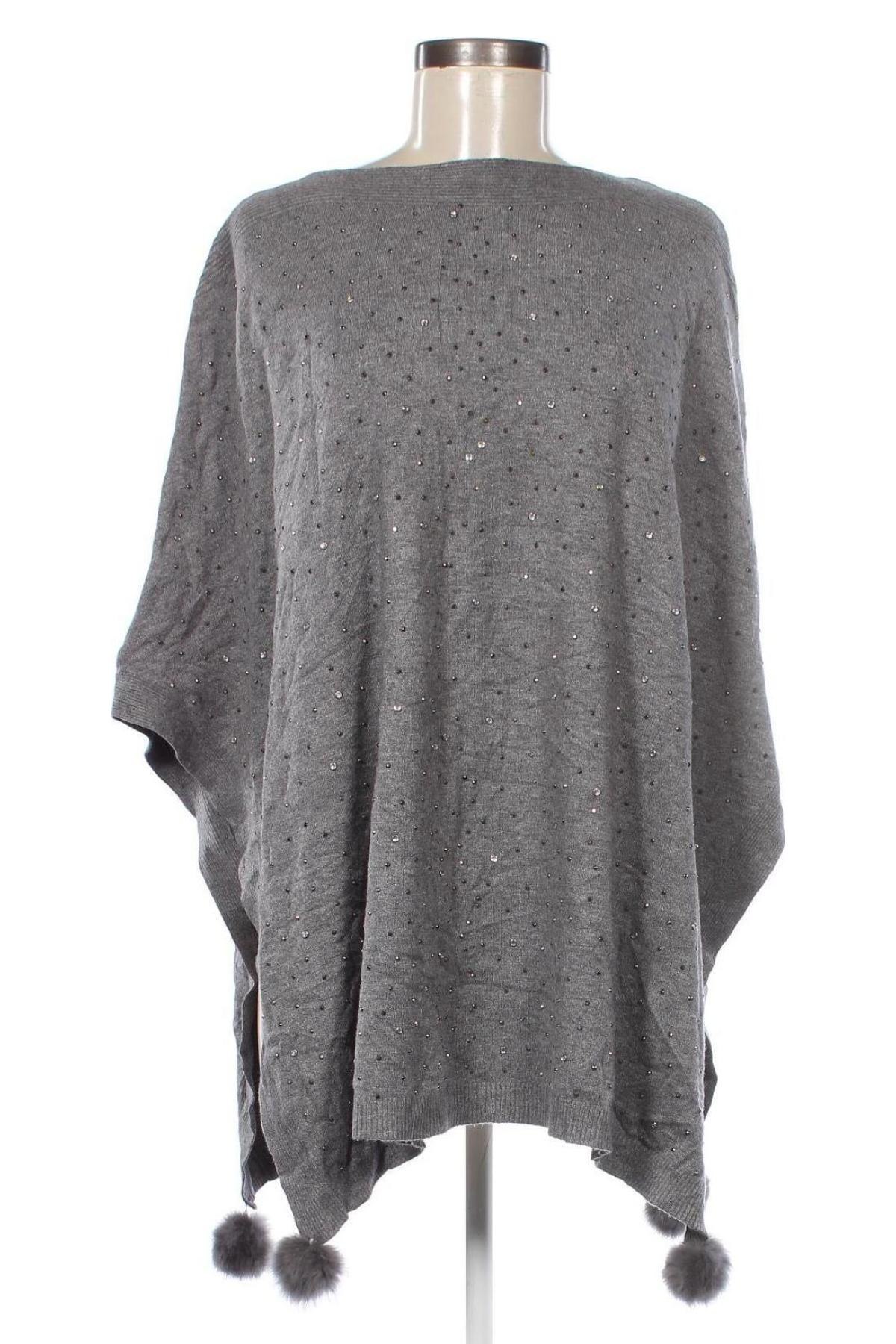 Poncho Evis, Größe M, Farbe Grau, Preis € 11,99