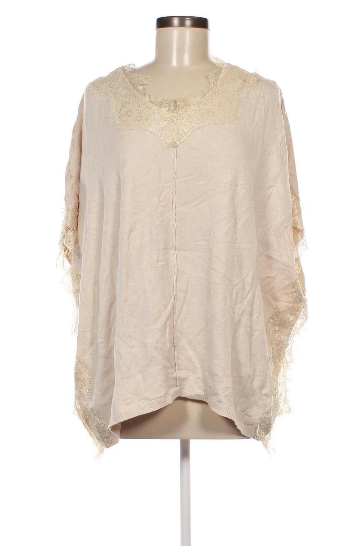 Poncho Memory & Co., Größe M, Farbe Beige, Preis € 9,49