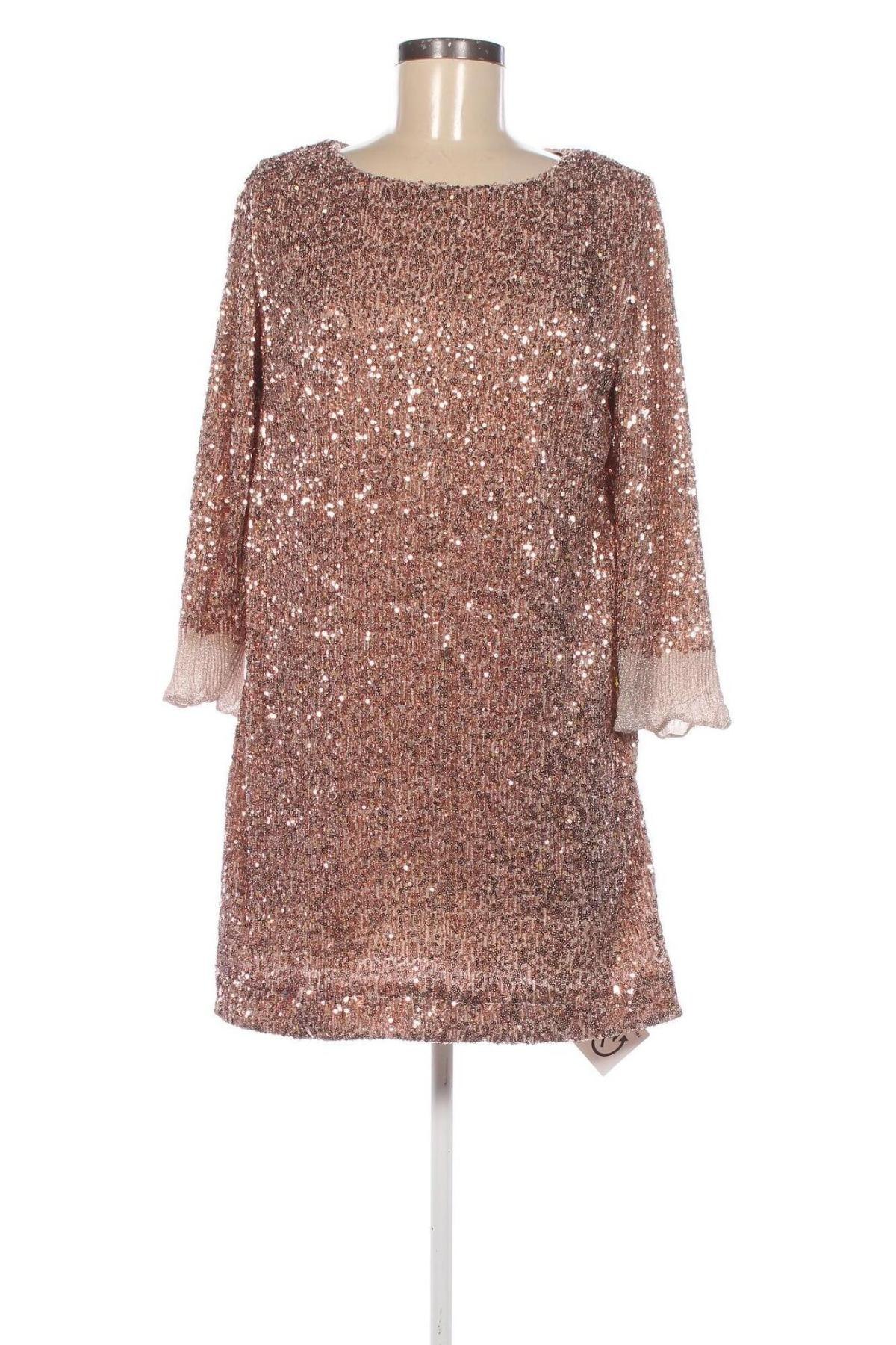 Kleid, Größe M, Farbe Golden, Preis 16,99 €